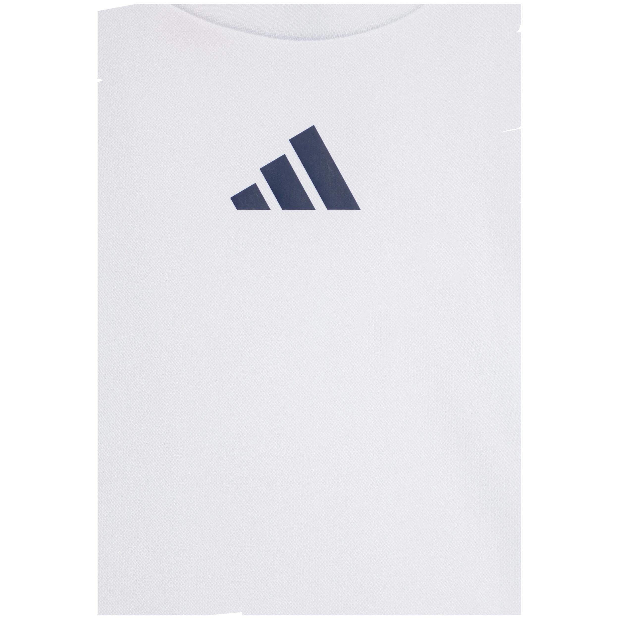 Maglia a maniche corte Adidas modello JJ1030 per unisex ragazzi 4/9