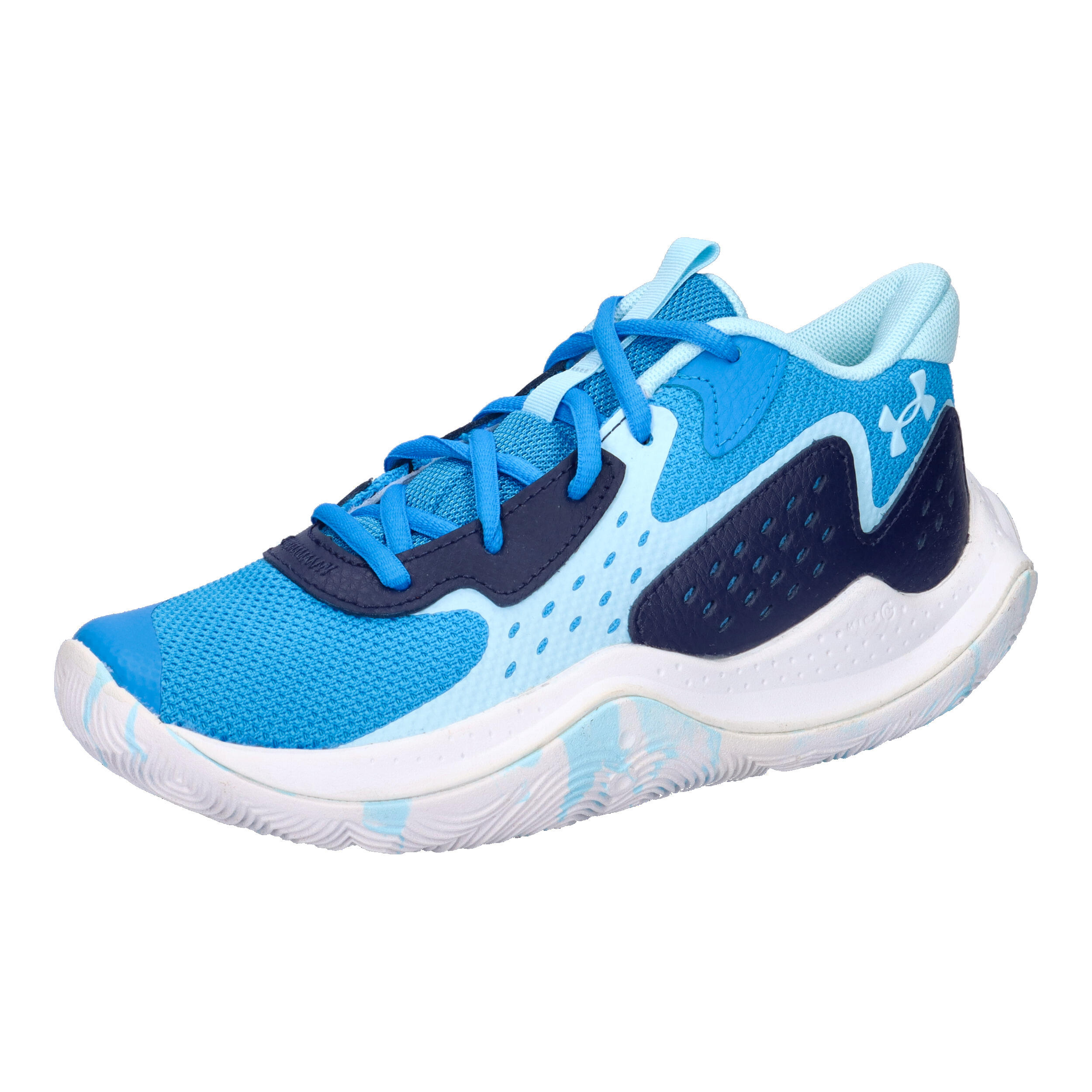 Under Armour - Chaussures Indoor Enfant Under Armour Jet '23 - Chaussures De Sport - Bleu - Decathlon