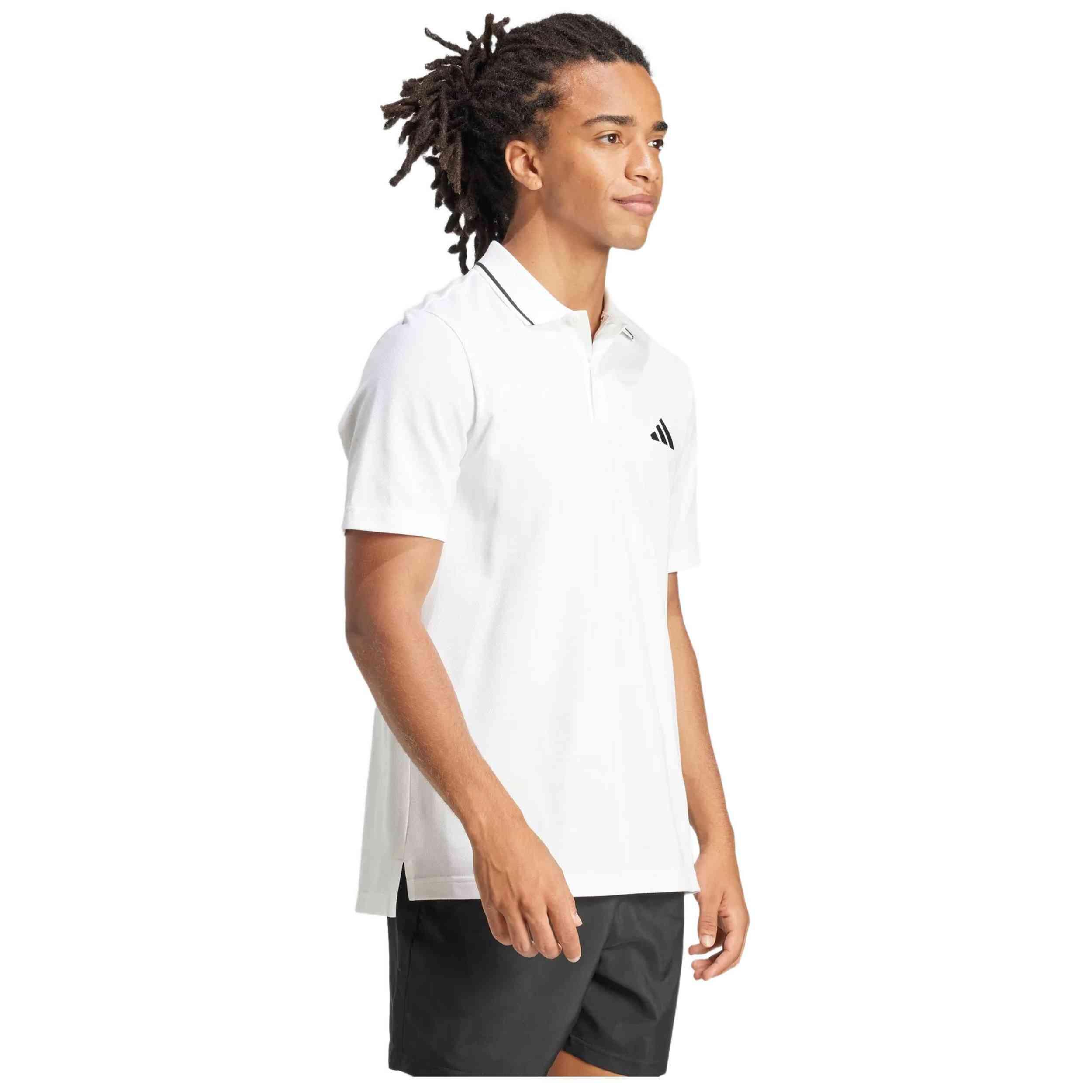 Korte mouw poloshirt Adidas model JE9020 voor mannen 3/6