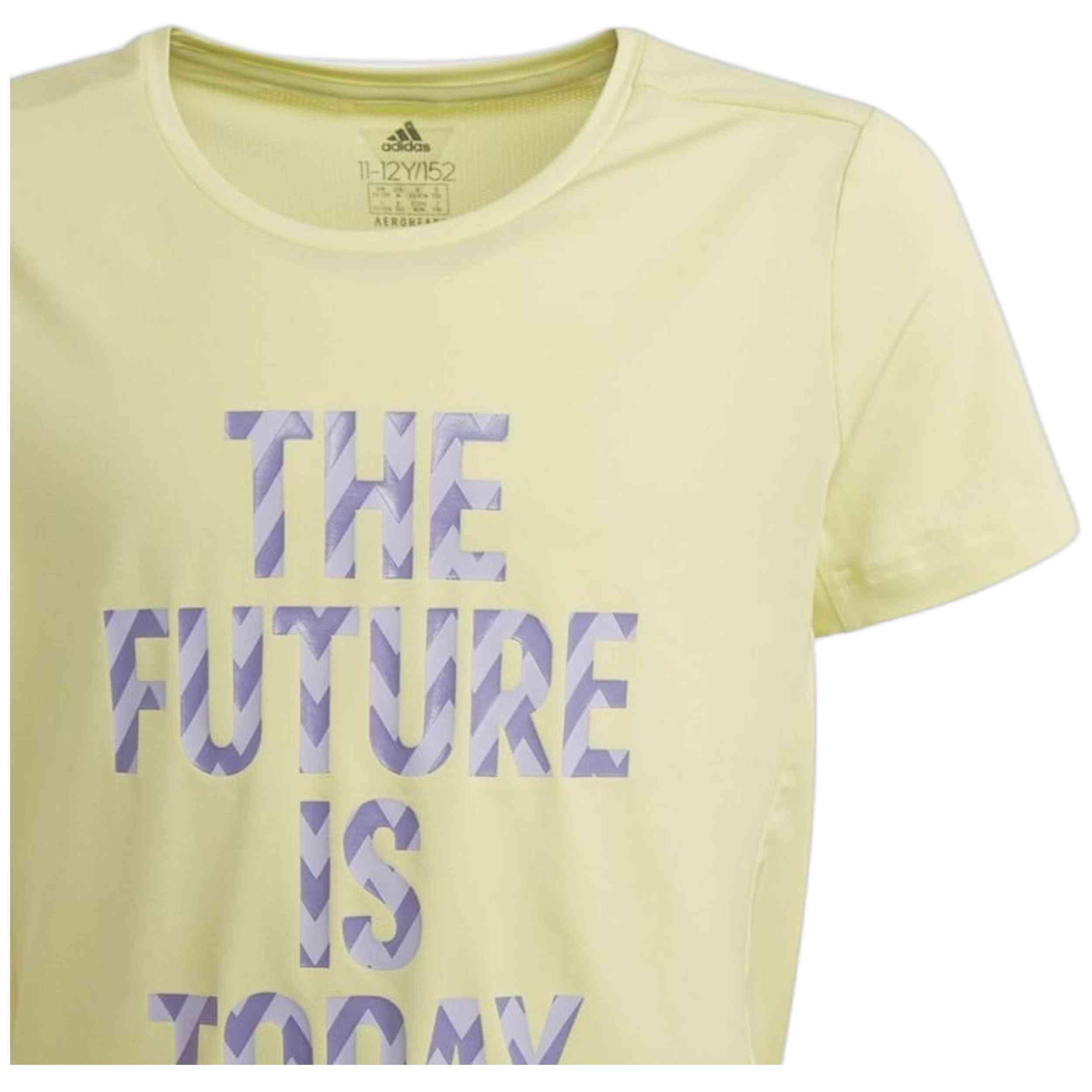 Maglia a maniche corte Adidas modello FM5860 per unisex ragazzi 3/5