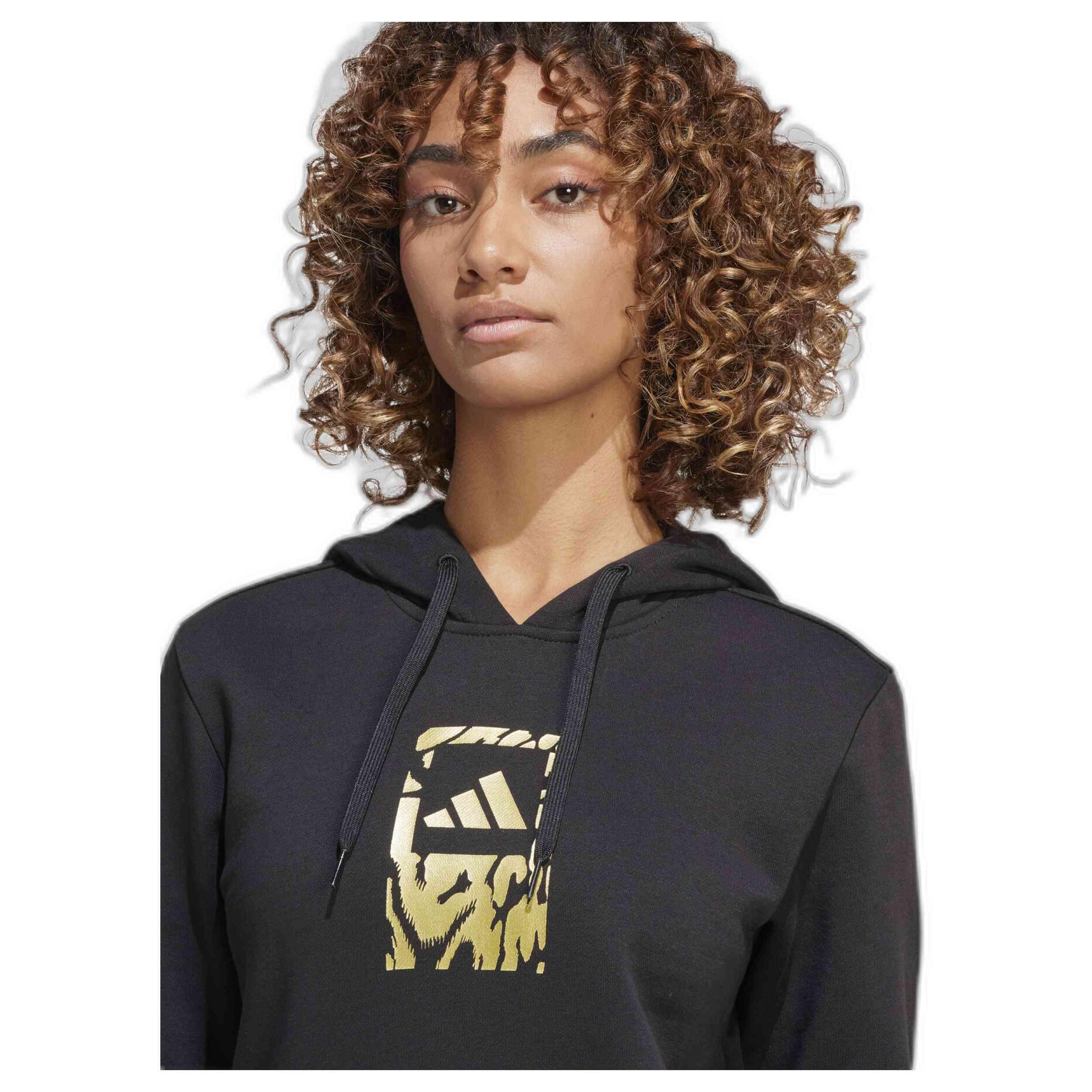 Sweat à capuche Adidas modèle JN1291 pour femmes 4/5