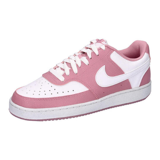 Scarpe donna nike court vision low next nature - bianco/rosa