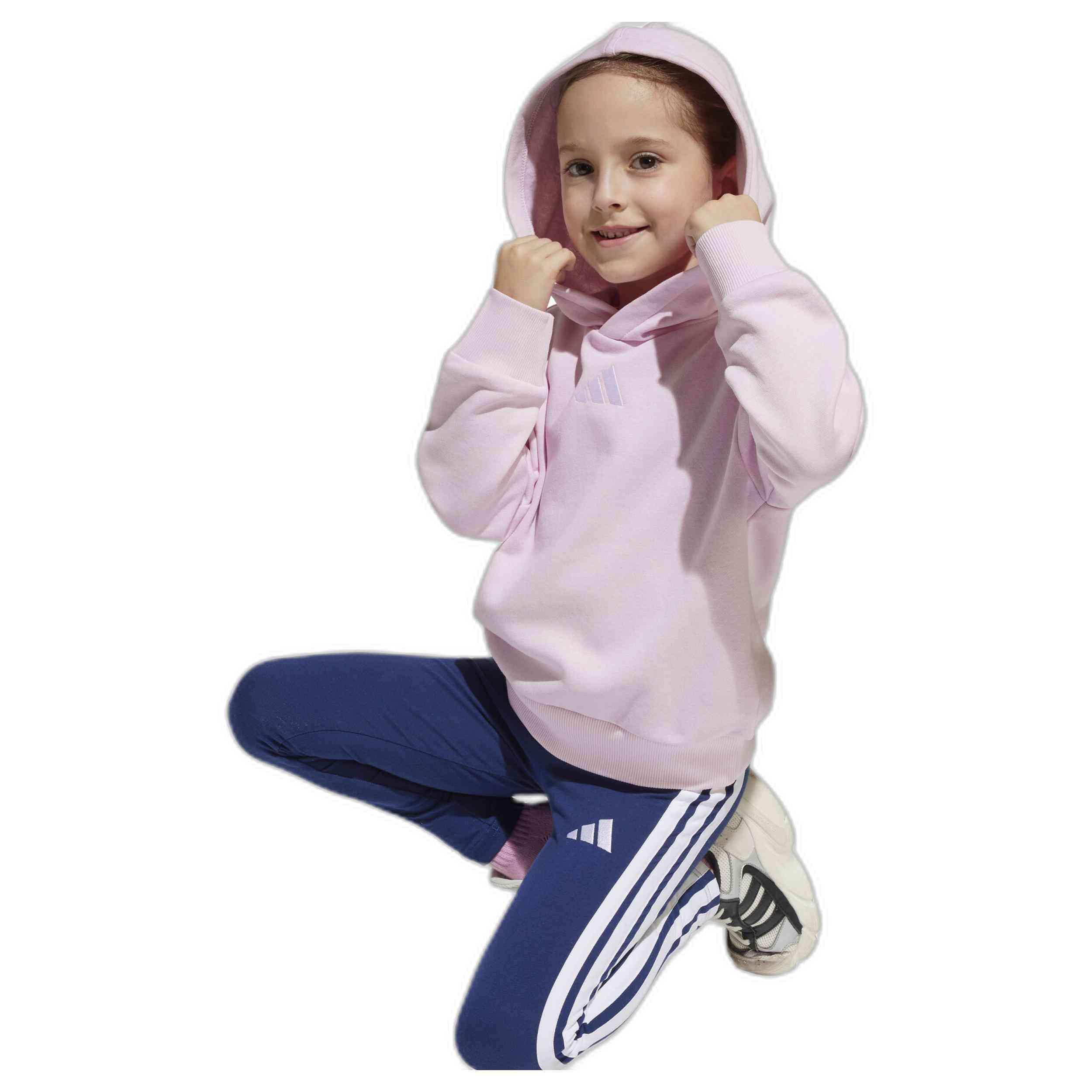 Felpa con cappuccio Adidas modello JC9756 per unisex ragazzi 5/5