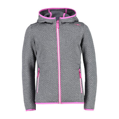 CMP Mädchen Fleece Jacke Fix Hood 31H1735