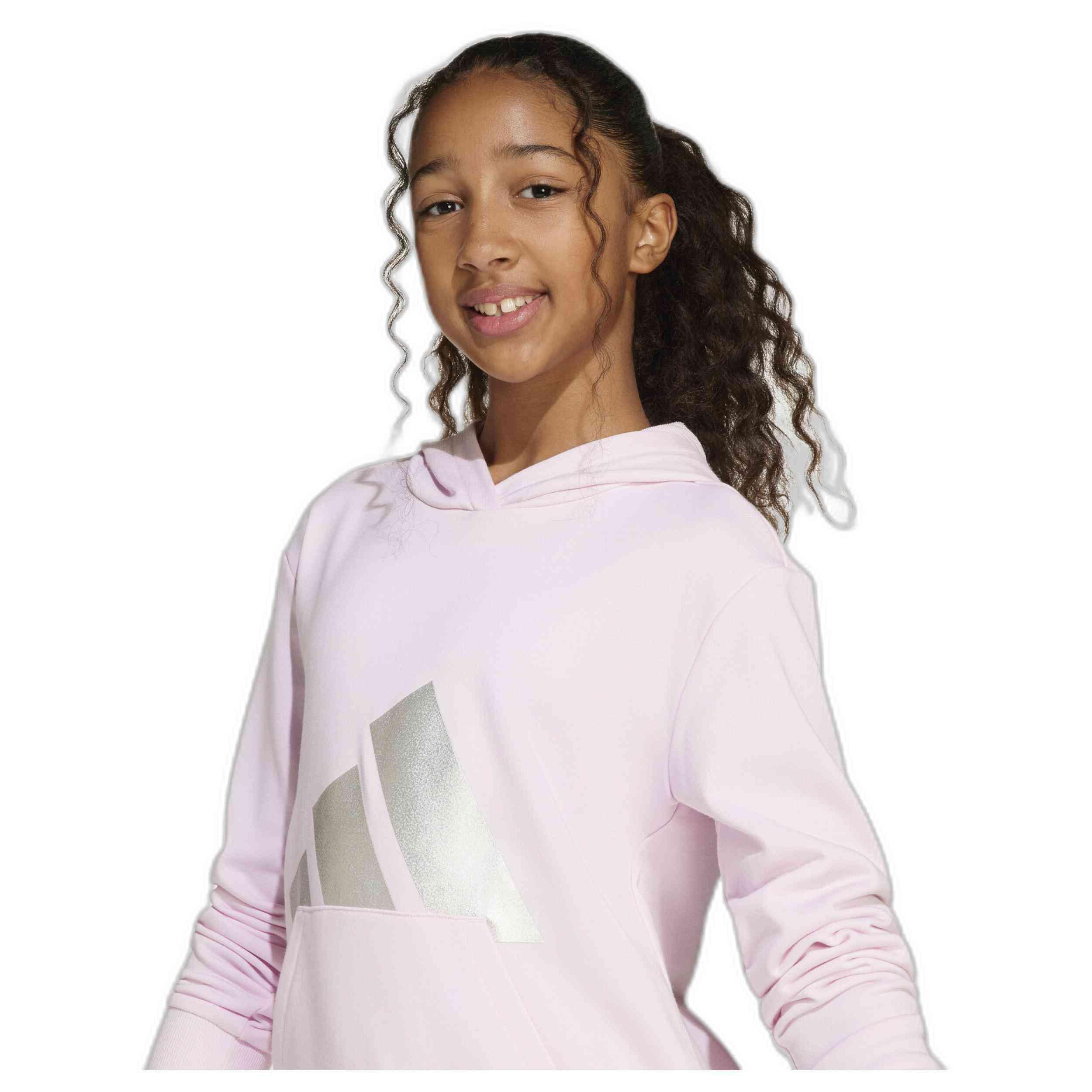 Sweat à capuche Adidas modèle JI6224 pour filles 4/5