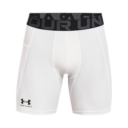 Short de compression Under Armour Heatgear Blanc