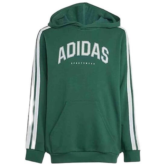 Felpa con cappuccio Adidas modello JM7358 per unisex ragazzi
