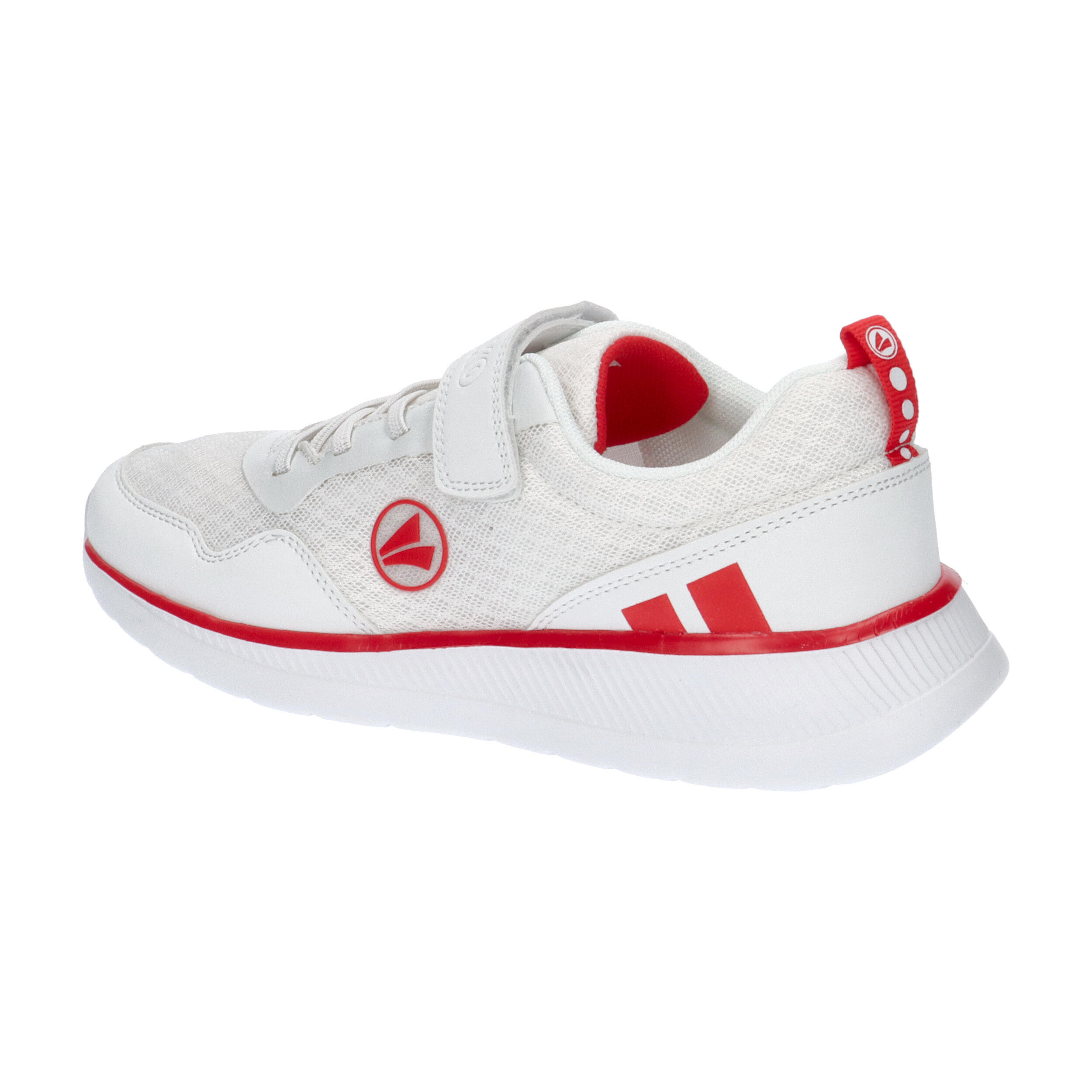 Jako Performance Sneaker Enfants - Blanc / Rouge 3/7