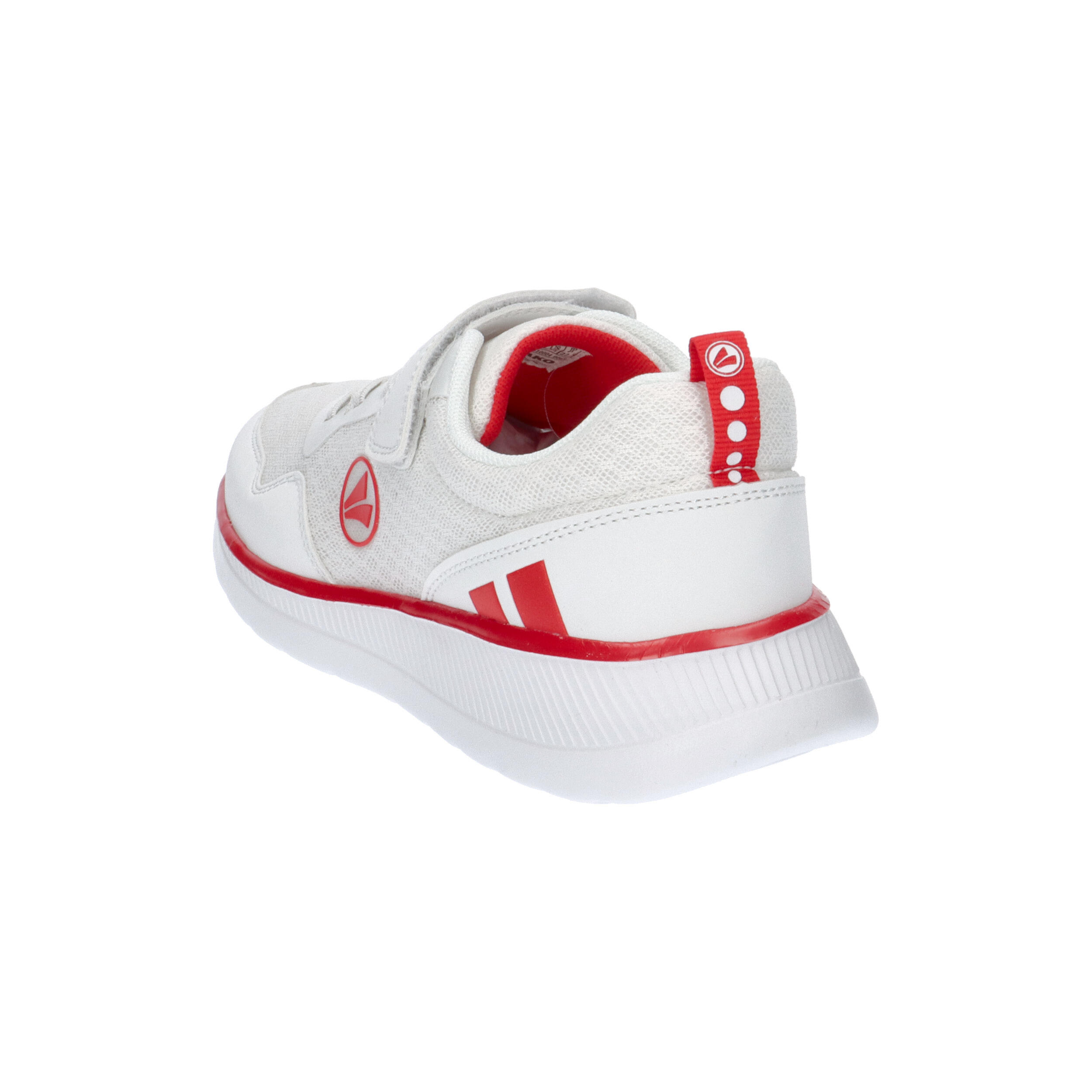 Jako Performance Sneaker Enfants - Blanc / Rouge 4/7