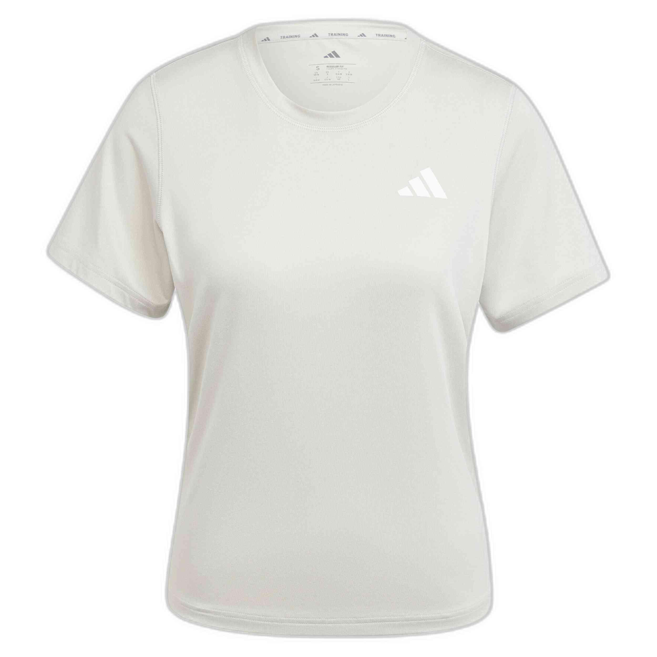 Adidas - T-shirt Adidas Modèle Jd6530 Pour Femmes - T-shirt Manches Courtes - Beige - Decathlon