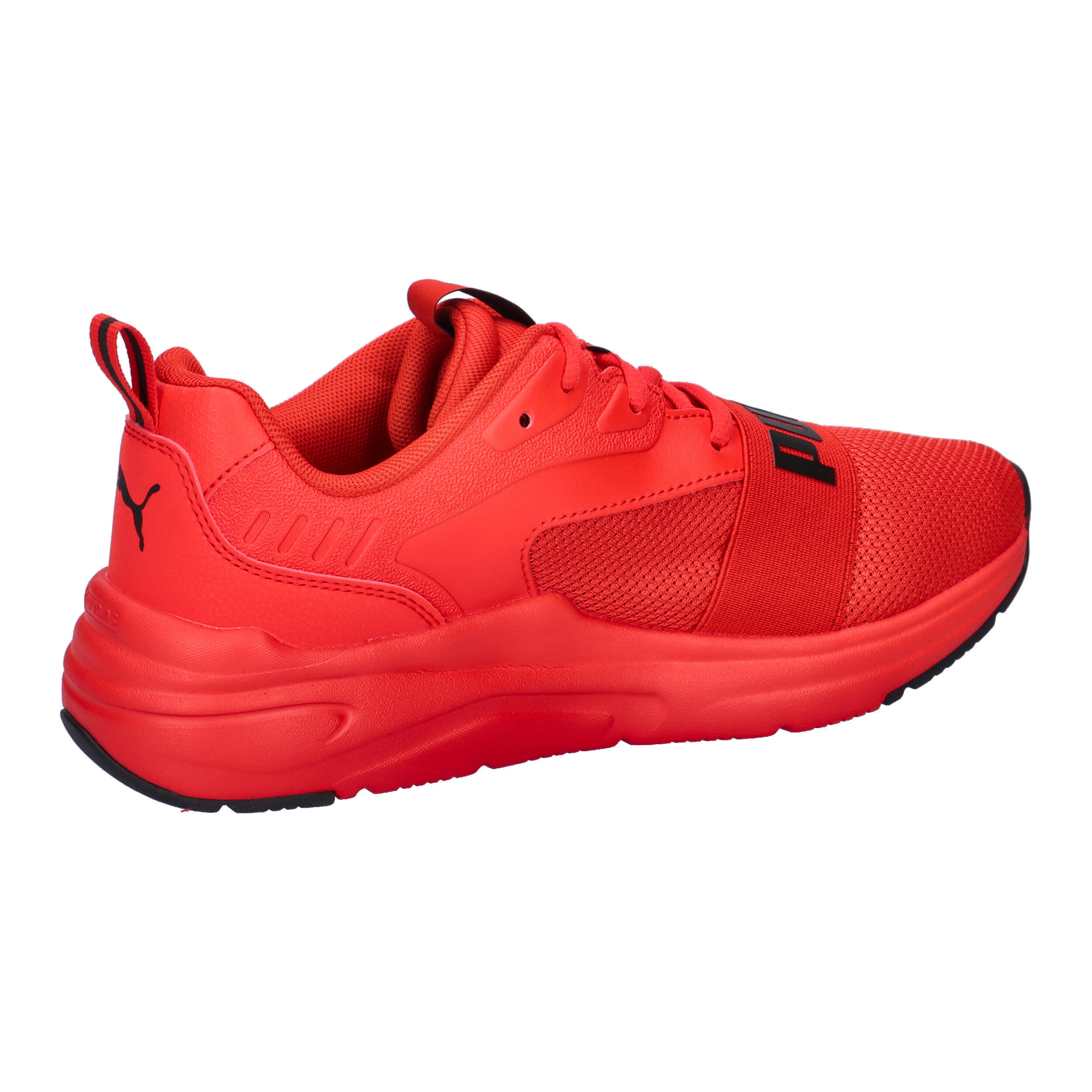 PUMA SOFTRIDE Wired 2  JR Kinder Sneaker Sportschuhe Unisex 401505 03 Red-Black 7/7