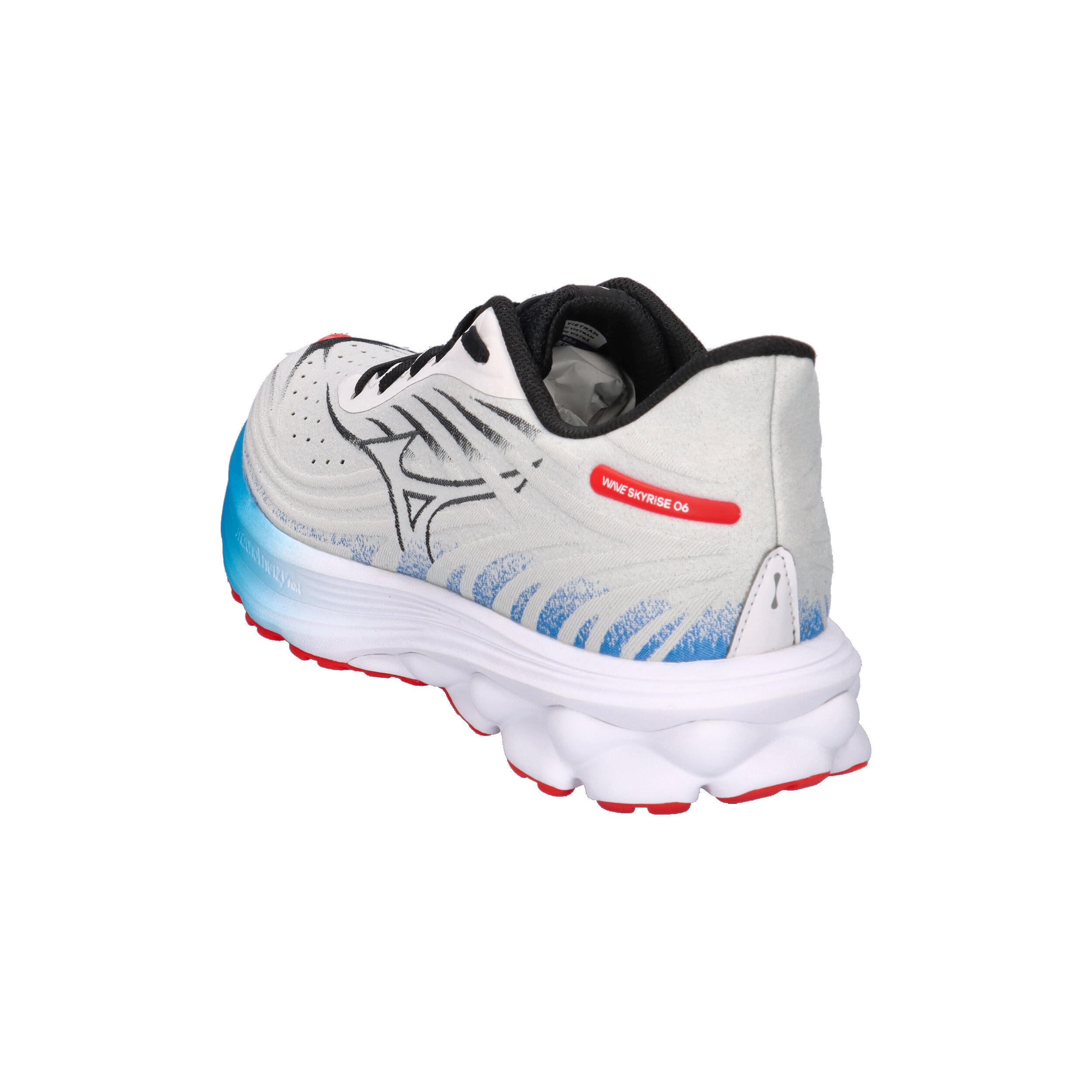 Mizuno Wave Skyrise 6 Scarpe da corsa Bianco/Blu/Rosso Uomo 12/15