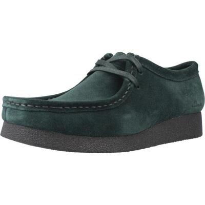 Clarks model wallabee evo sh kleur groen