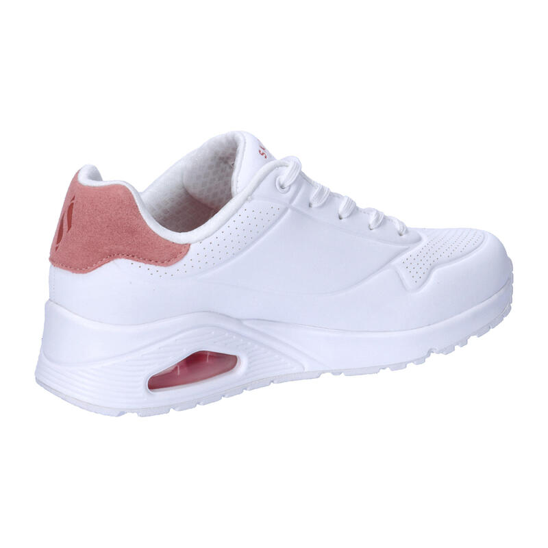 Baskets Femme Baskets Skechers UNO - POP BACK Blanc Blanc Skechers