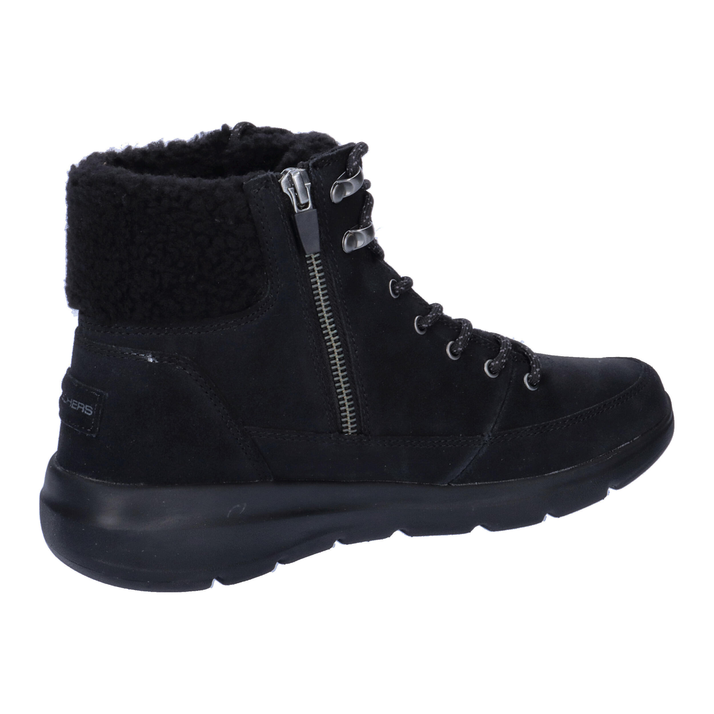 Damen GLACIAL ULTRA WOODLANDS Stiefel Schwarz 7/7