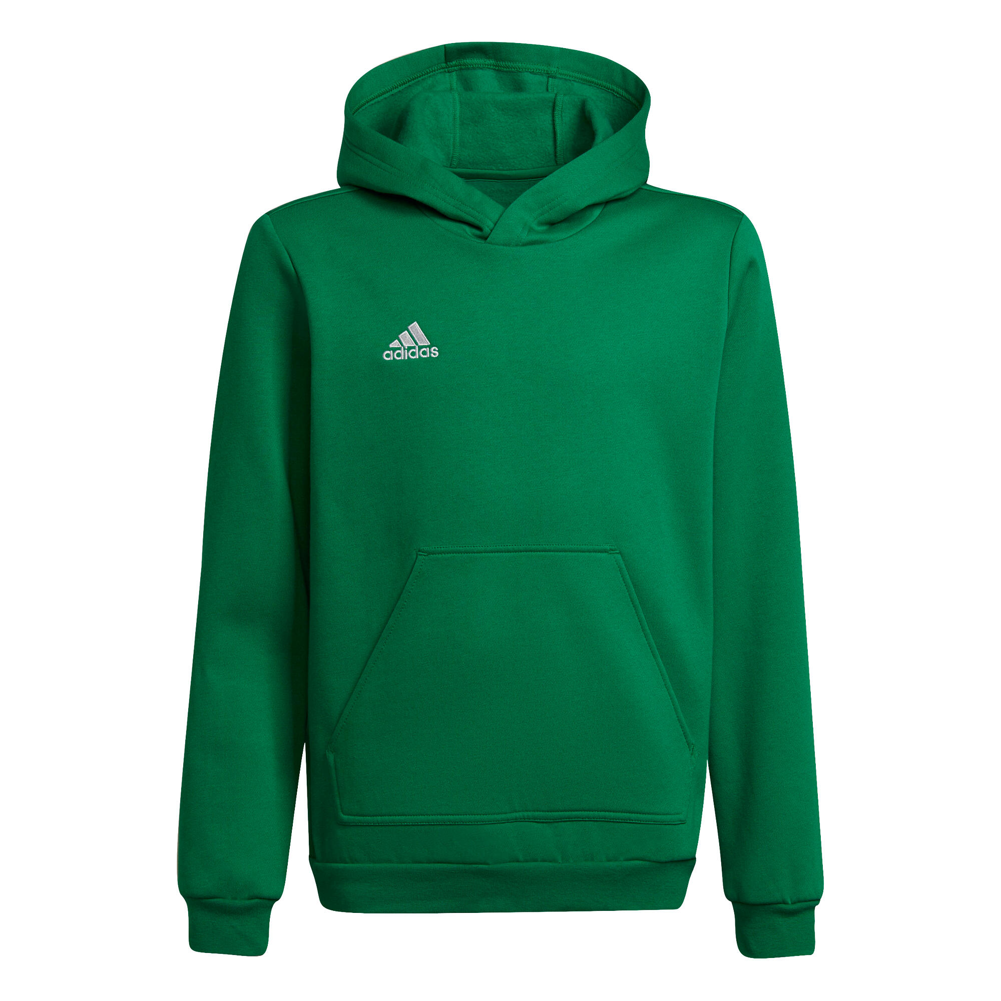 Felpa con cappuccio junior ( fleece) adidas verde 2/7