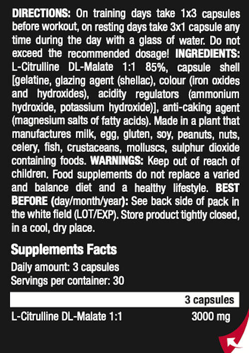 Citrulline Malaat - 90 Capsules Scitec Nutrition 3/5