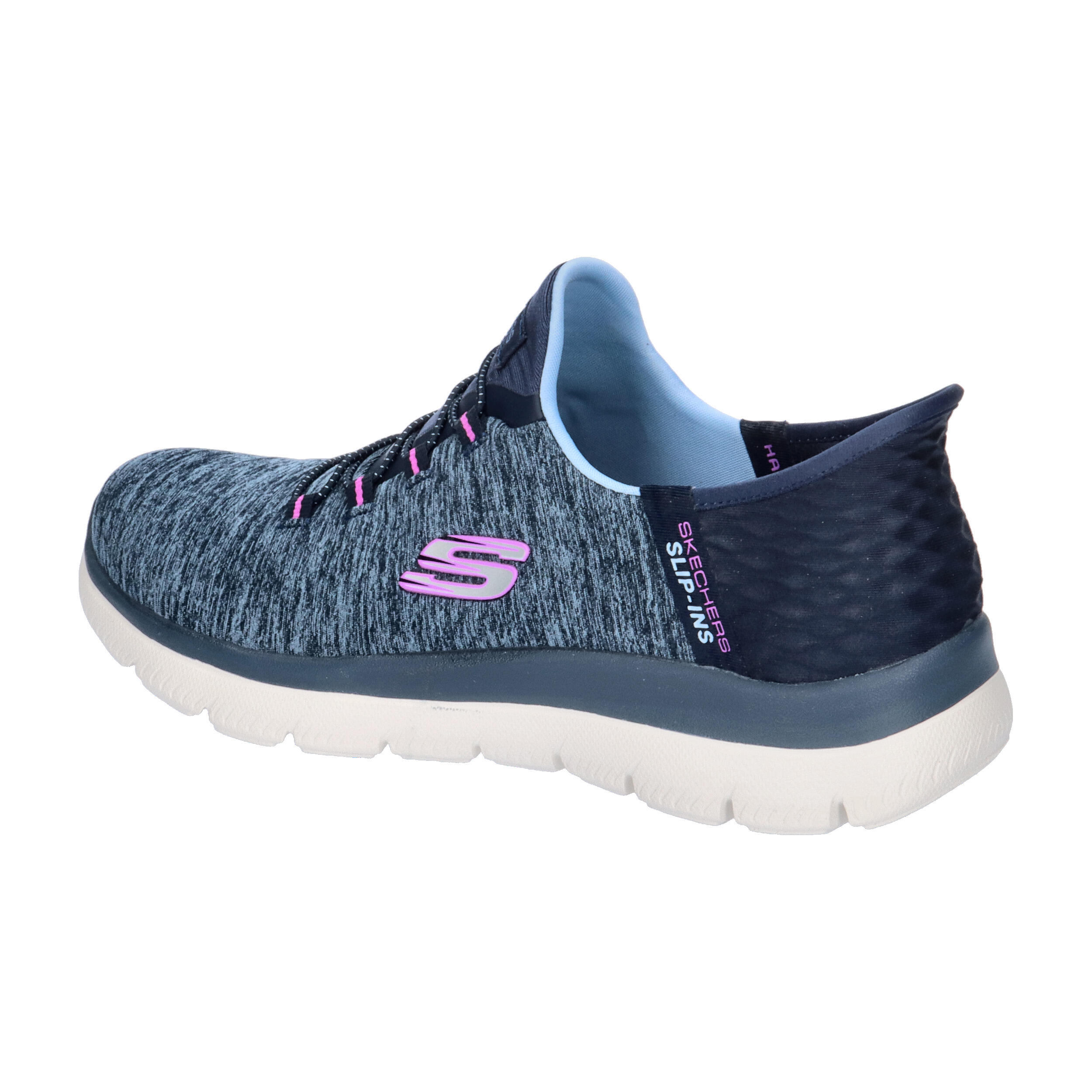 Buty SKECHERS SLIP-INS: SUMMITS- DAZZLING HAZE Niebieski 11/15