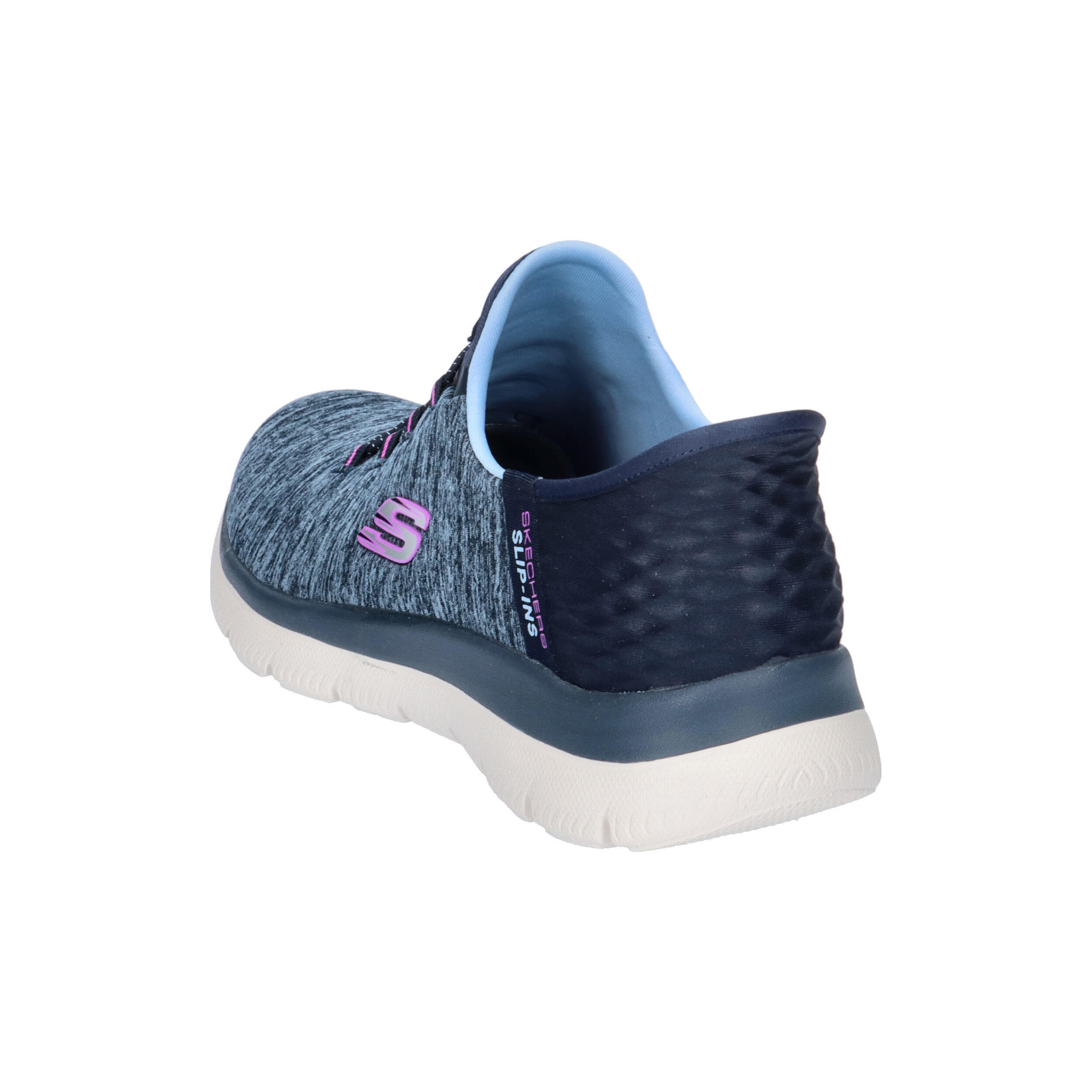 Buty SKECHERS SLIP-INS: SUMMITS- DAZZLING HAZE Niebieski 12/15