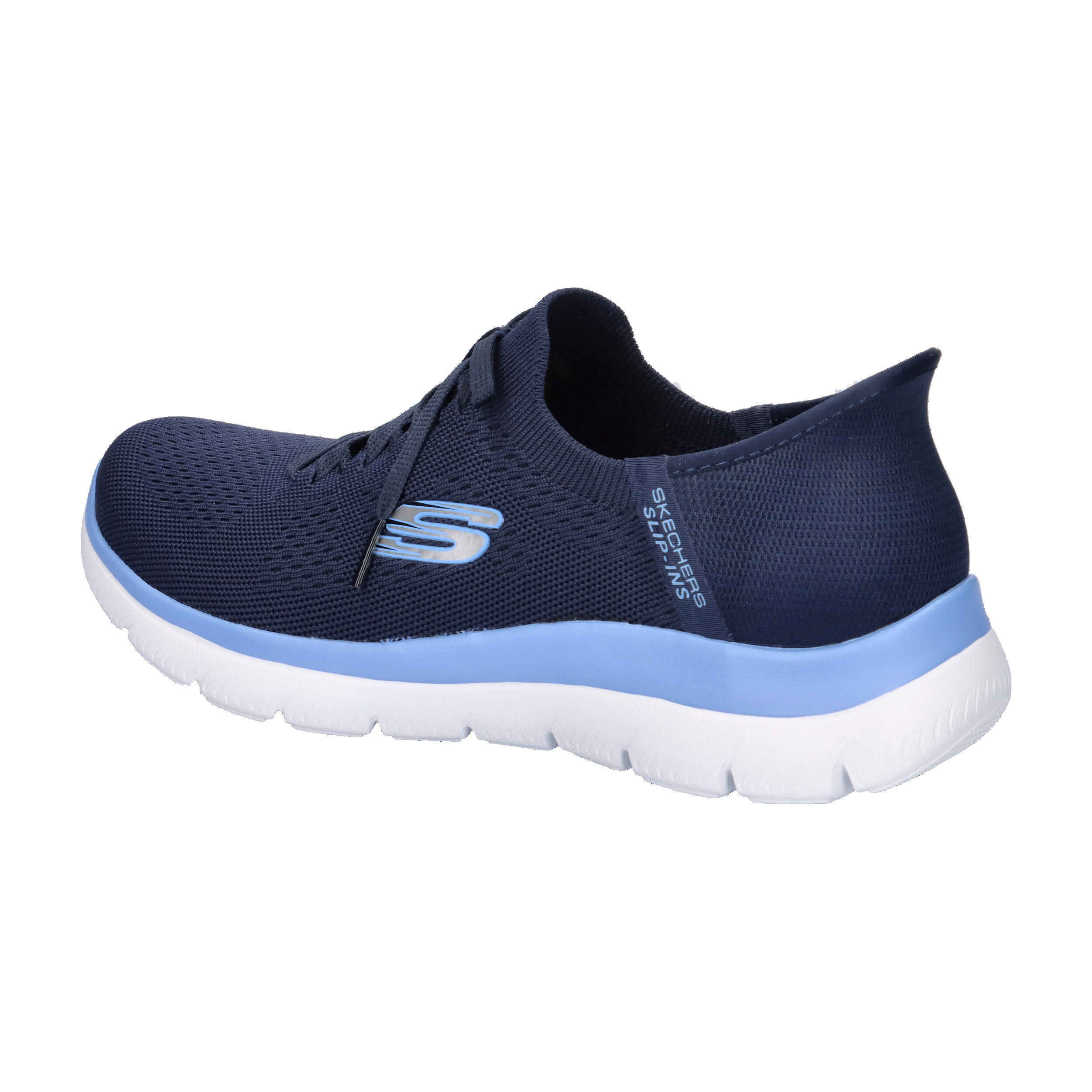Chaussures Femmes Skechers Slipins Summits New Daily bleu 3/7