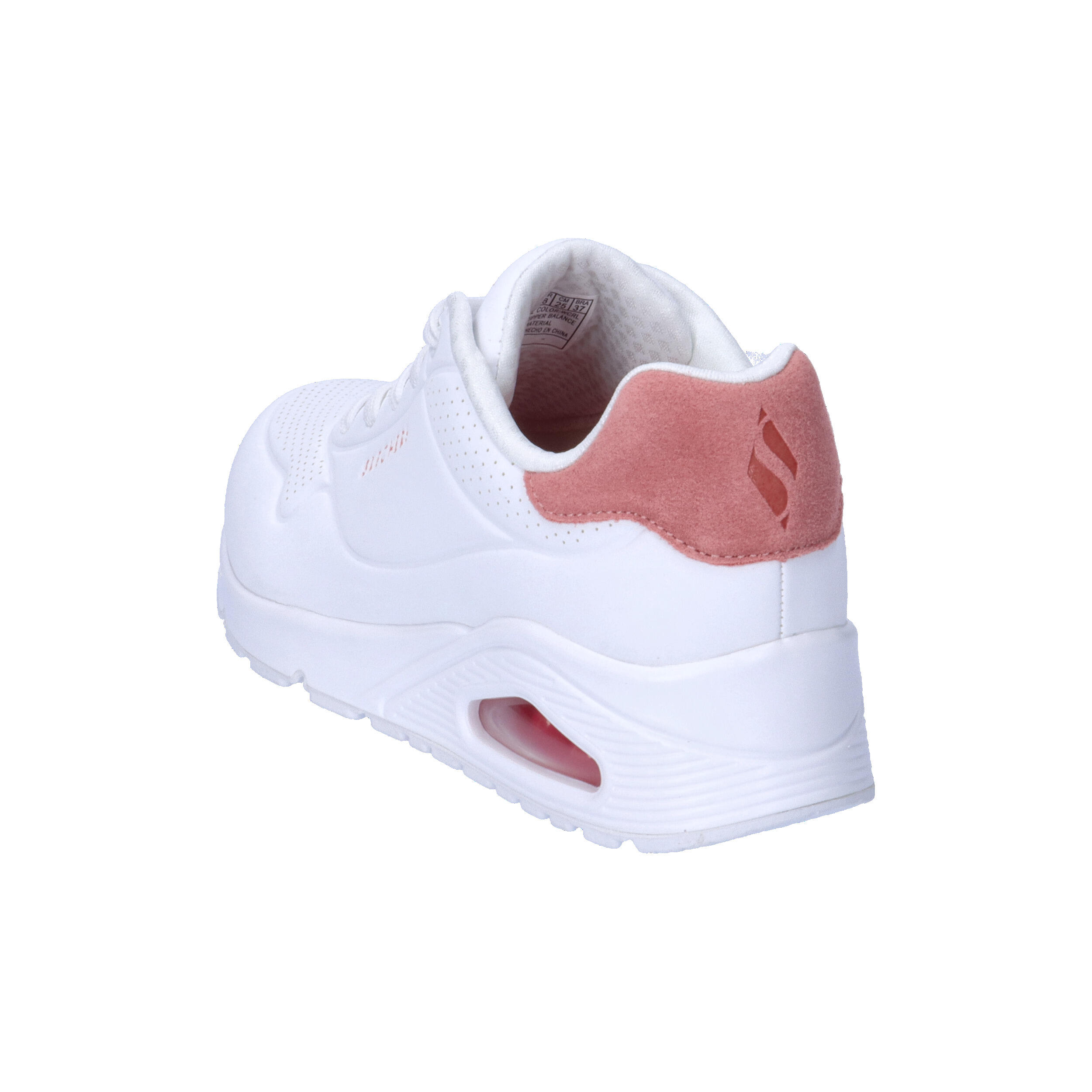 Baskets Femme Baskets Skechers UNO - POP BACK Blanc Blanc Skechers 12/15