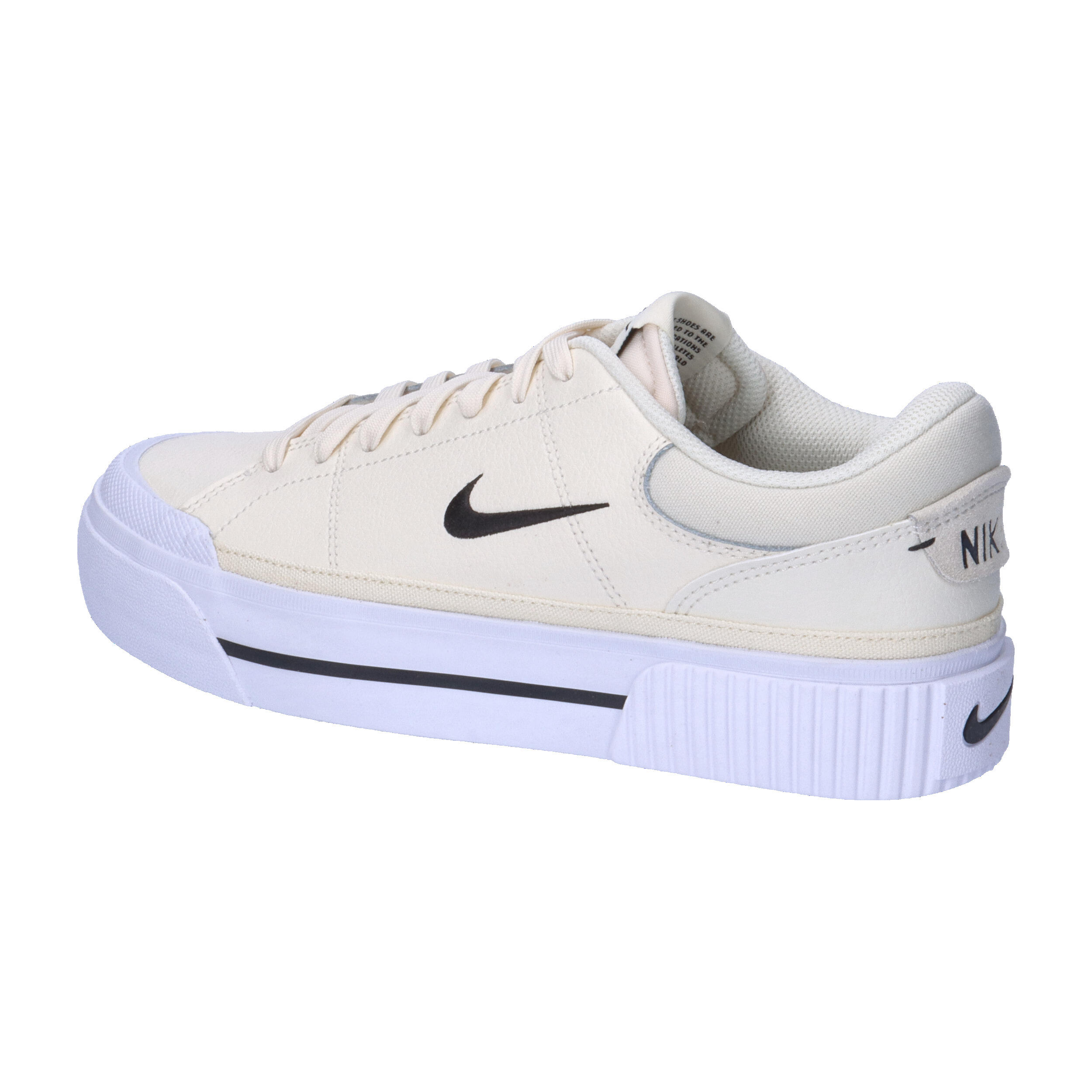 Baskets Nike Modèle Court Legacy Lift Couleur Beige 3/7