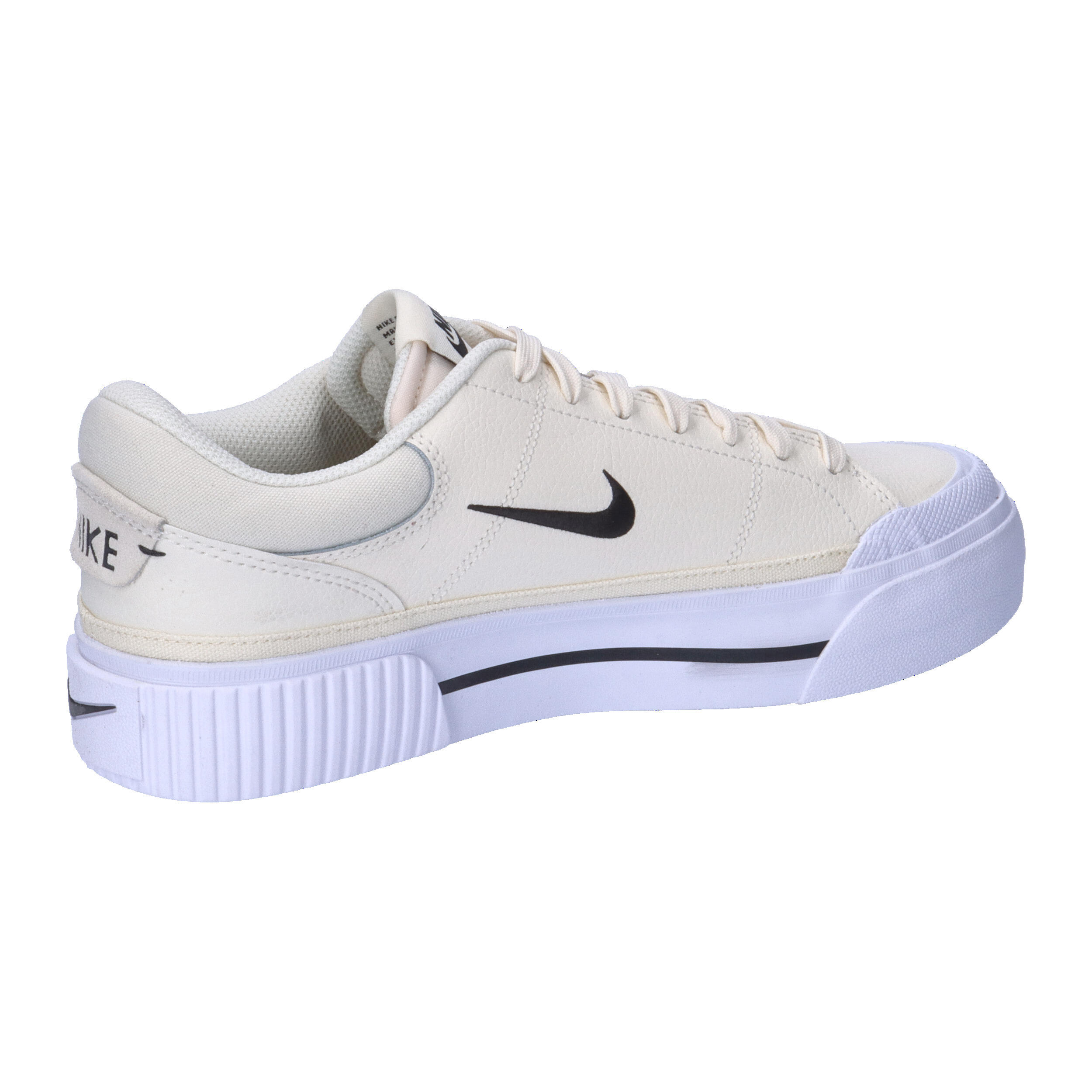 Baskets Nike Modèle Court Legacy Lift Couleur Beige 7/7