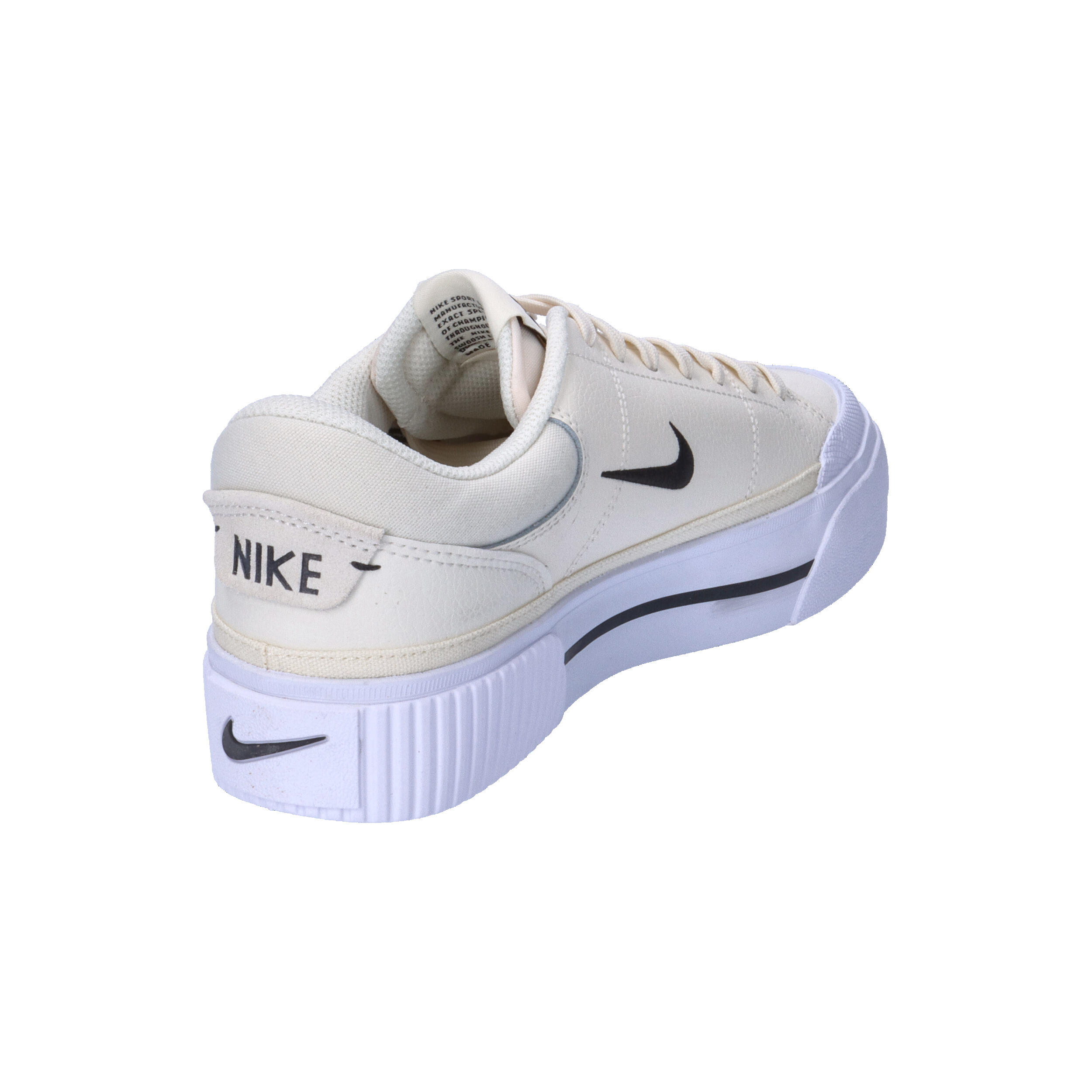 Baskets Nike Modèle Court Legacy Lift Couleur Beige 6/7