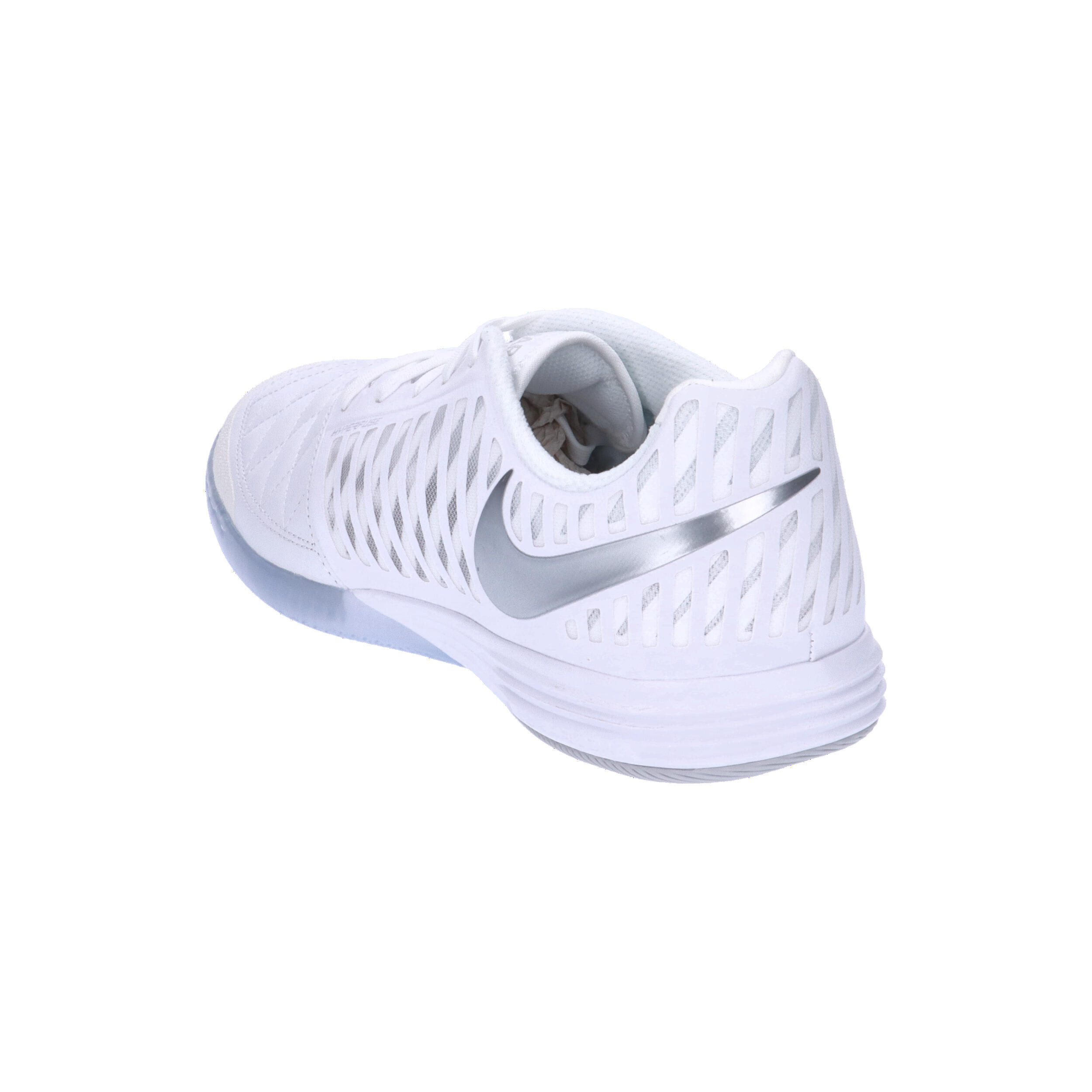 Baskets Nike Lunargato II en Blanc et Chrome 4/7