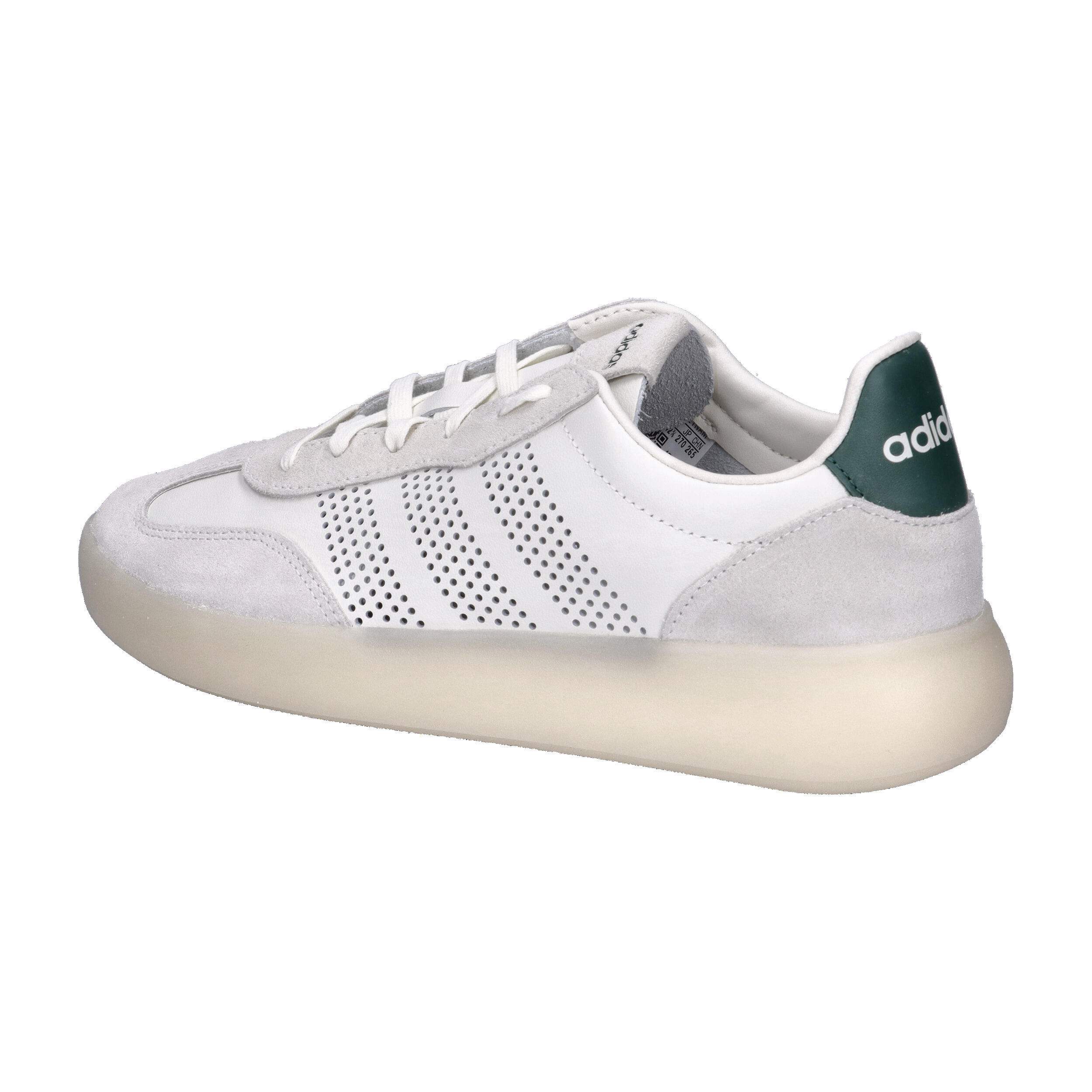 Buty męskie adidas Barreda Decode v2, zamsz i skóra, beżowe 3/7