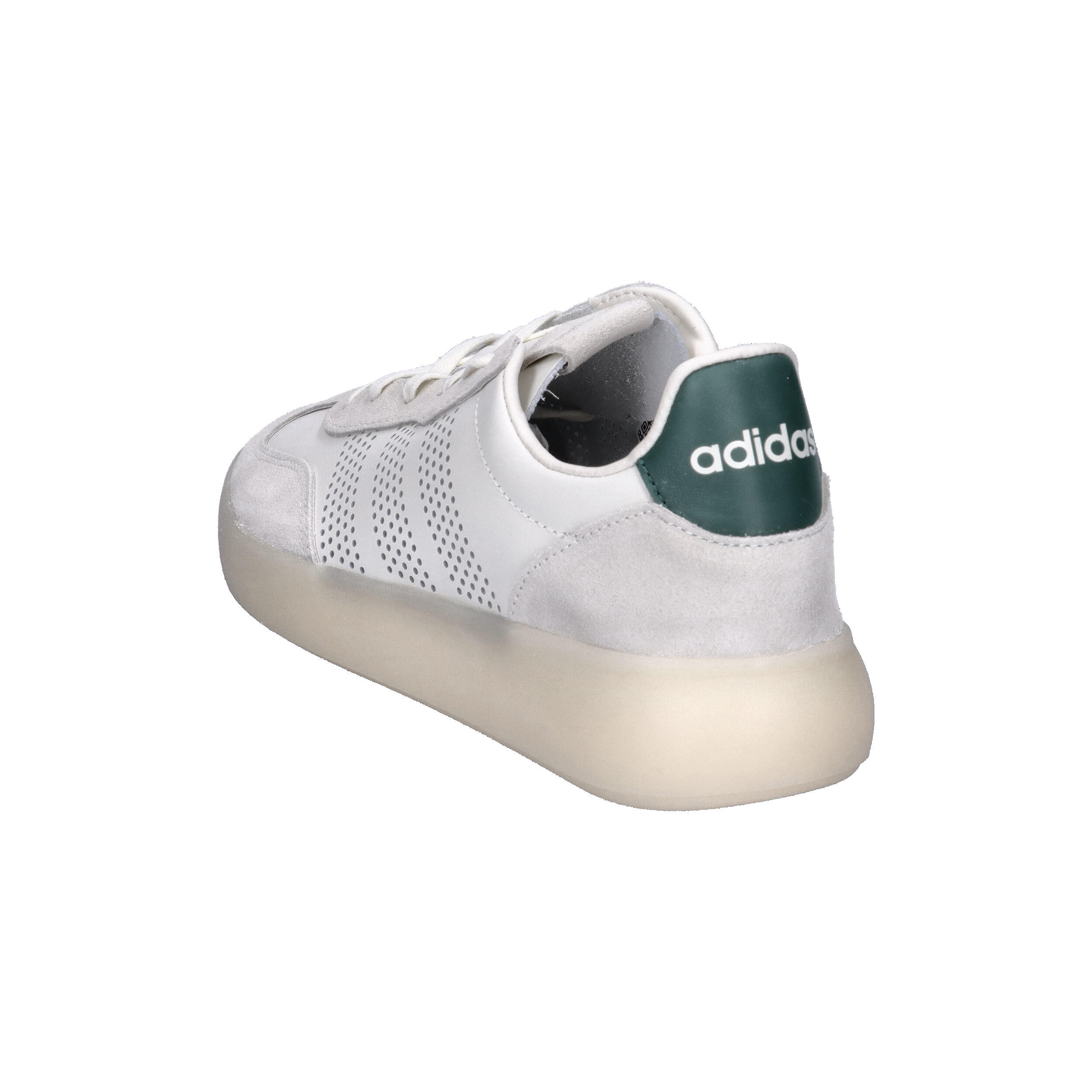 Buty męskie adidas Barreda Decode v2, zamsz i skóra, beżowe 4/7