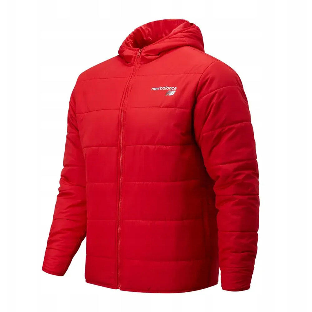 KURTKA męska NEW BALANCE z kapturem MJ13903TRE czerwona XXL 5/7