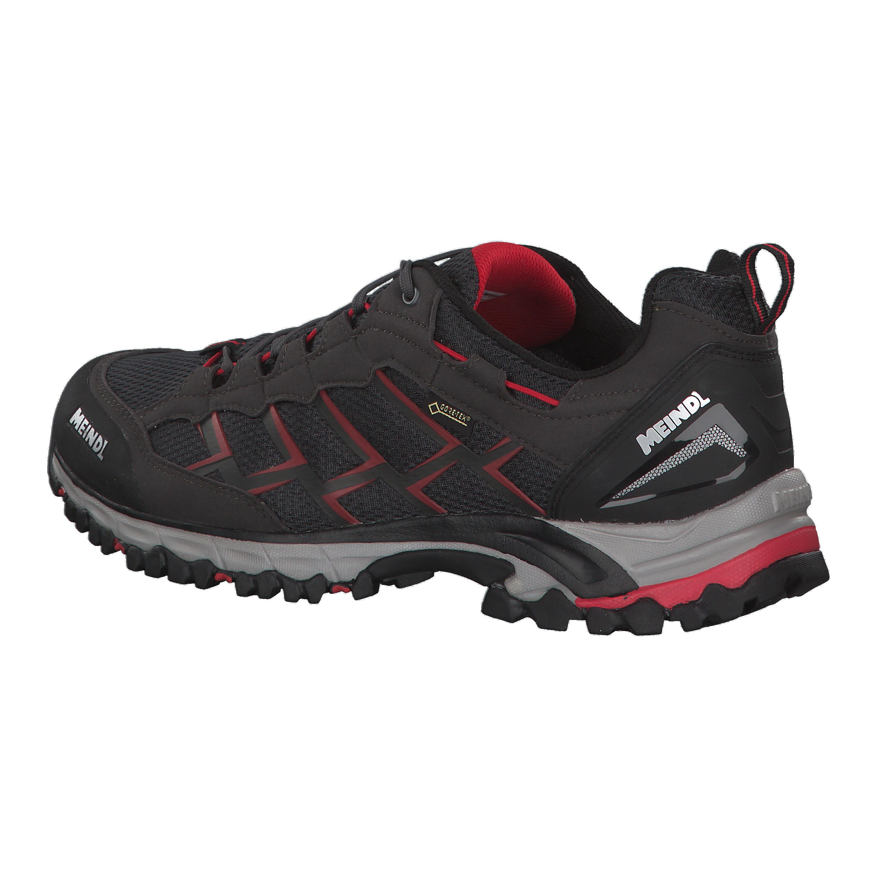 Meindl Caribe GTX Gore‑Tex Chaussures de Randonnée Hommes - Noir / Rouge - 40 3/7