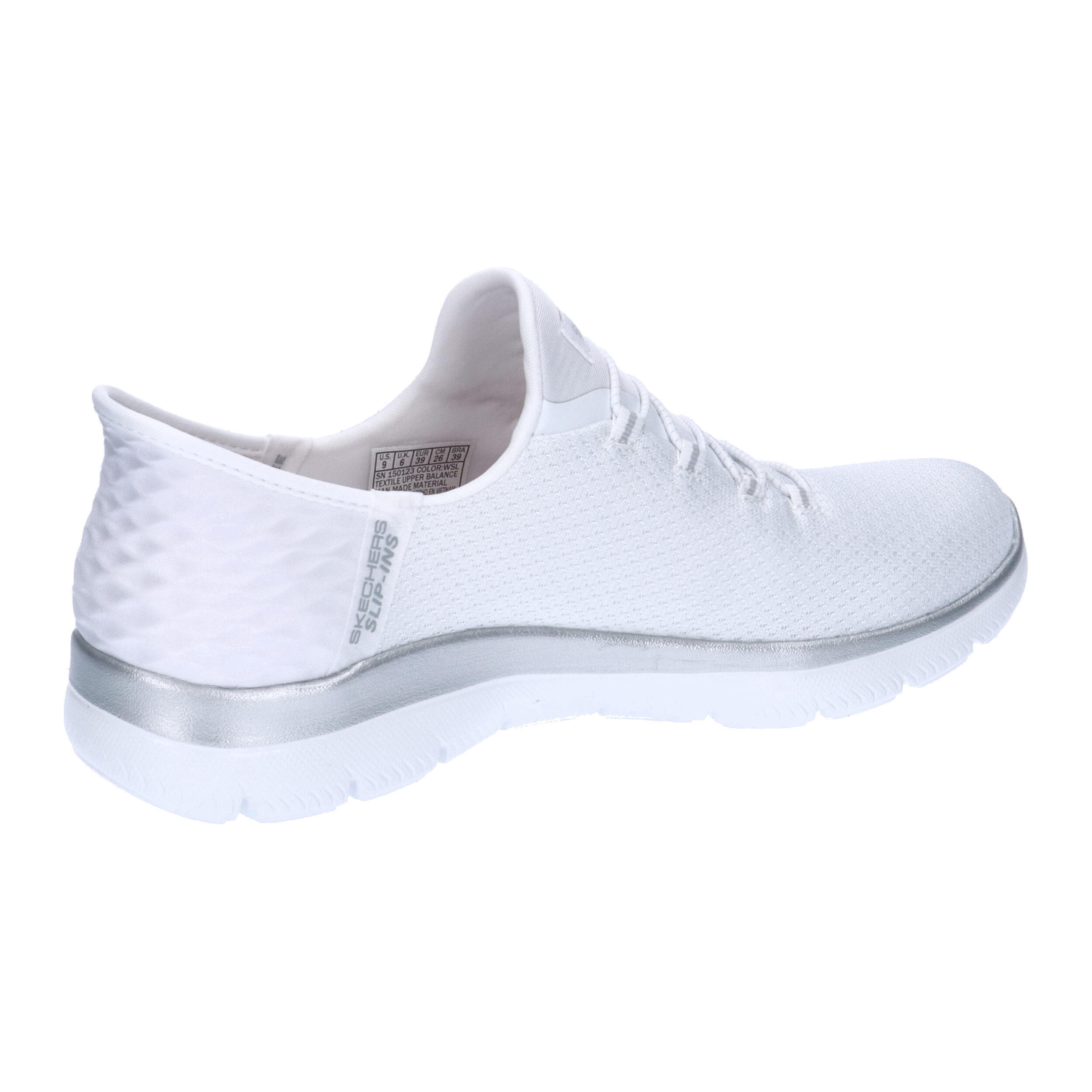 Baskets Femme Baskets Skechers SUMMITS-DIAMOND DREAM Blanc Blanc Skechers 7/7