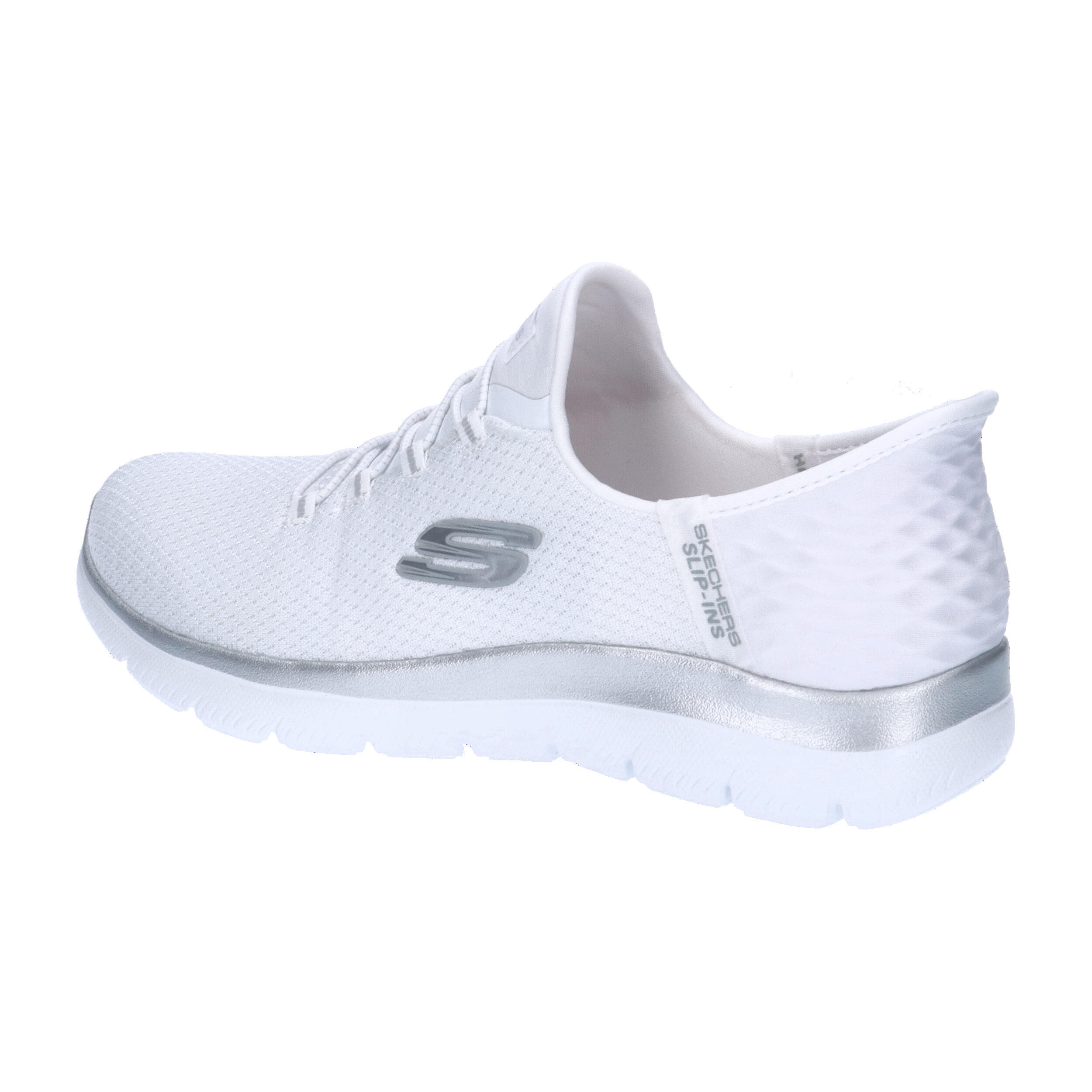 Buty SKECHERS SLIP-INS  SUMMITS - DIAMOND DREAM Biały 11/15