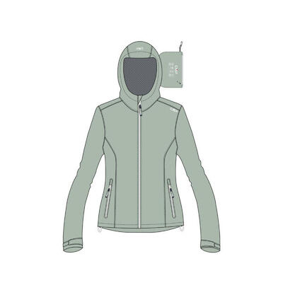 CMP Mädchen Regenjacke Fix Hood 39X7985