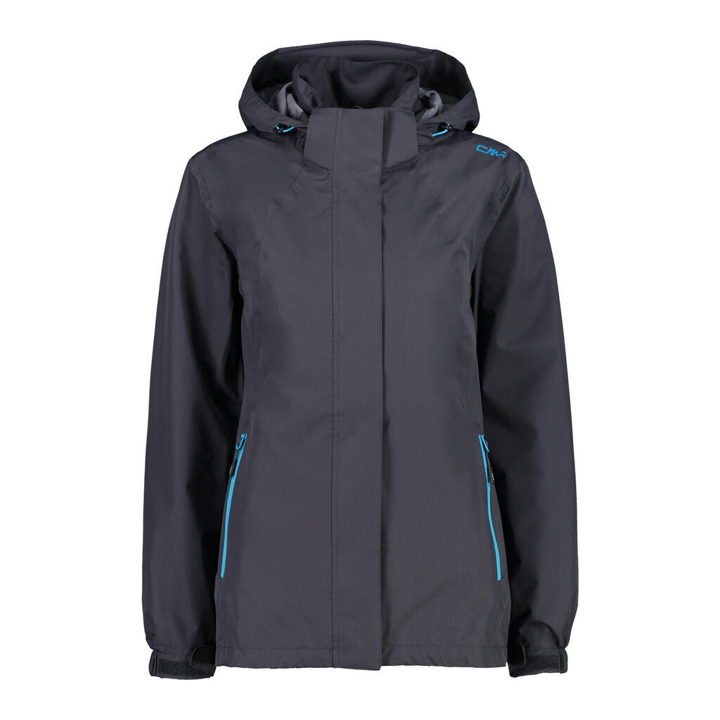 Women's waterproof hooded jacket with ventilation CMP