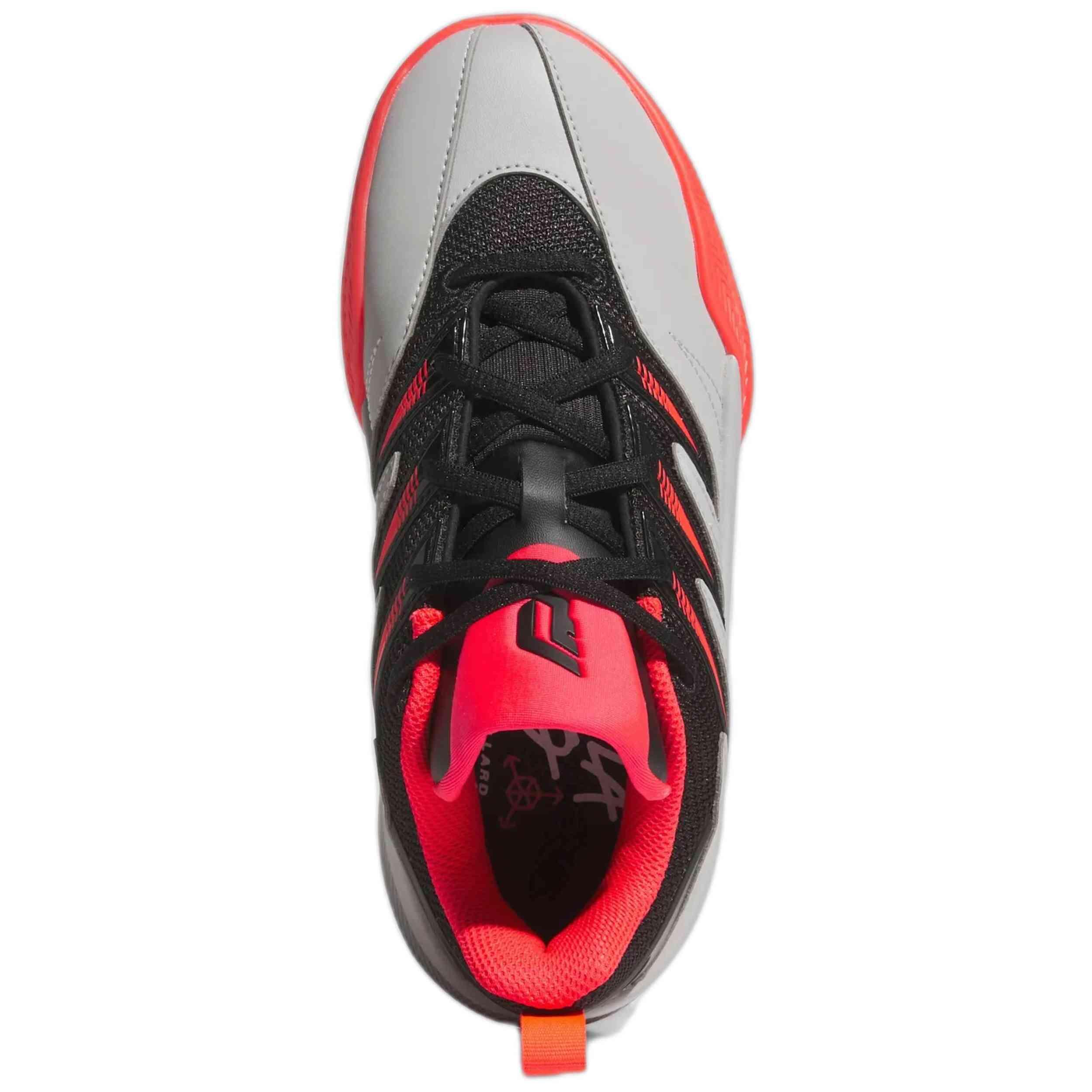 Tênis de basquete Adidas modelo JP7656 para crianças 2/5