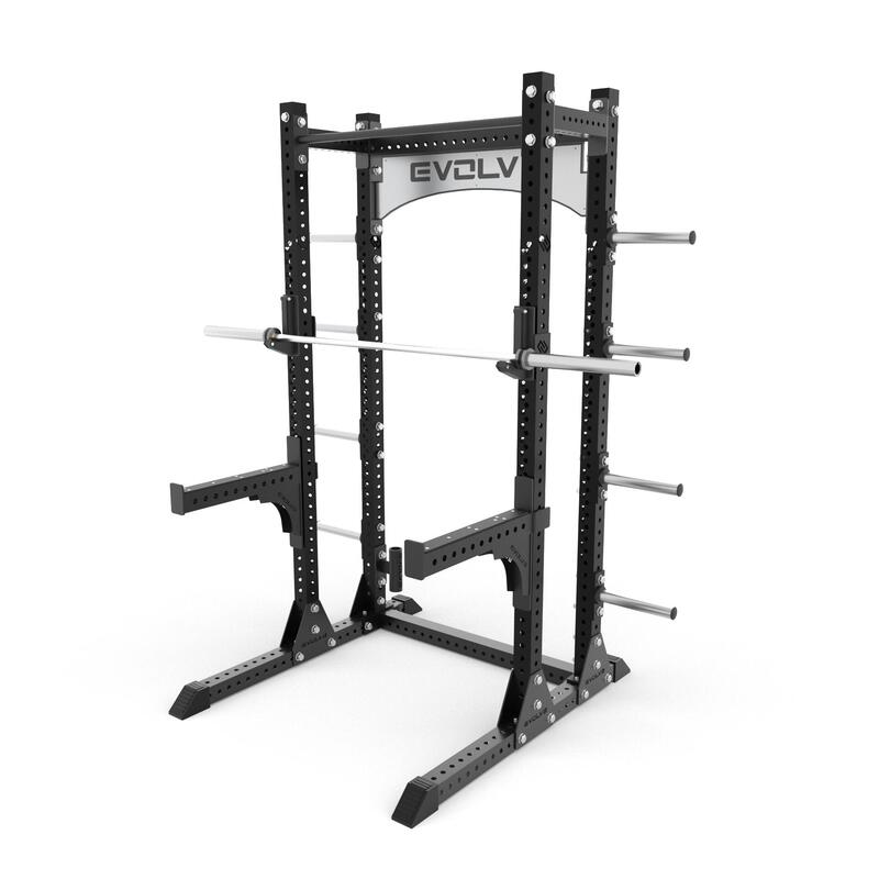 Squat Rack / Half Rack / Hockergestell - Power Station - Evolve Fitness HR208