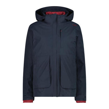 Doudoune zippée à capuche détachable femme CMP