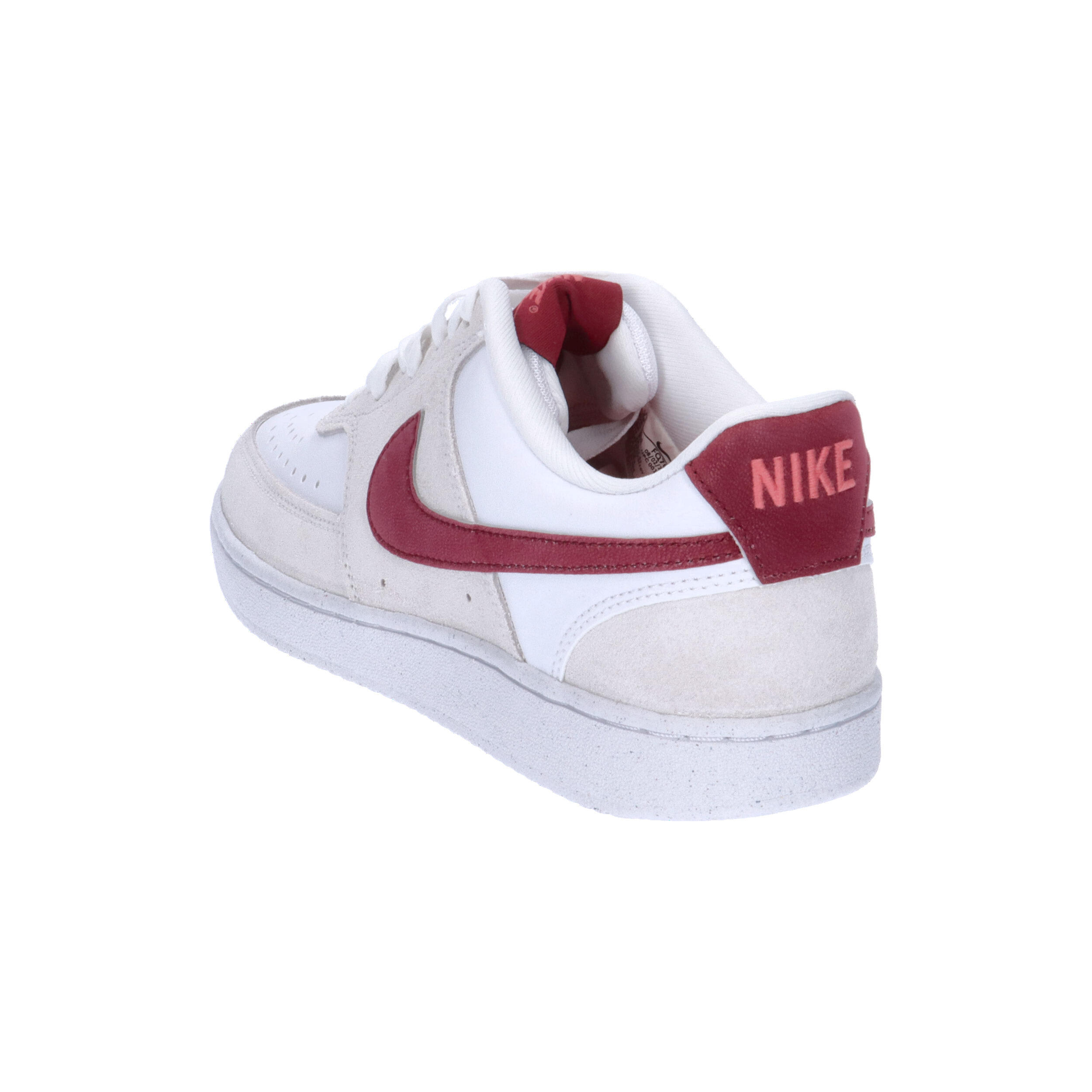 Chaussures Nike Court Vision Low blanc style rétro 4/7