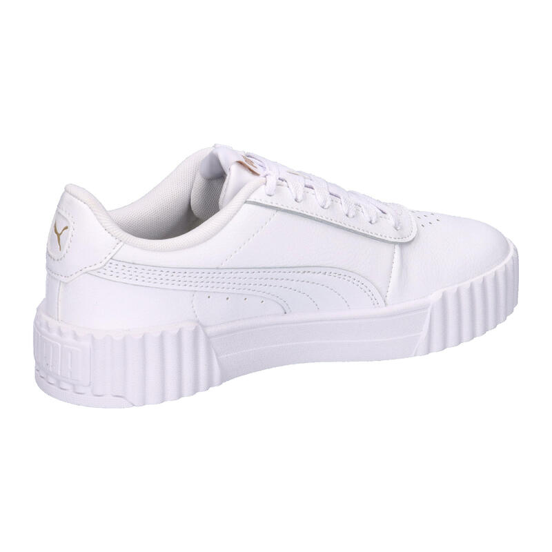 Pantofi sport unisex Puma Carina 3.0 Jr, Alb