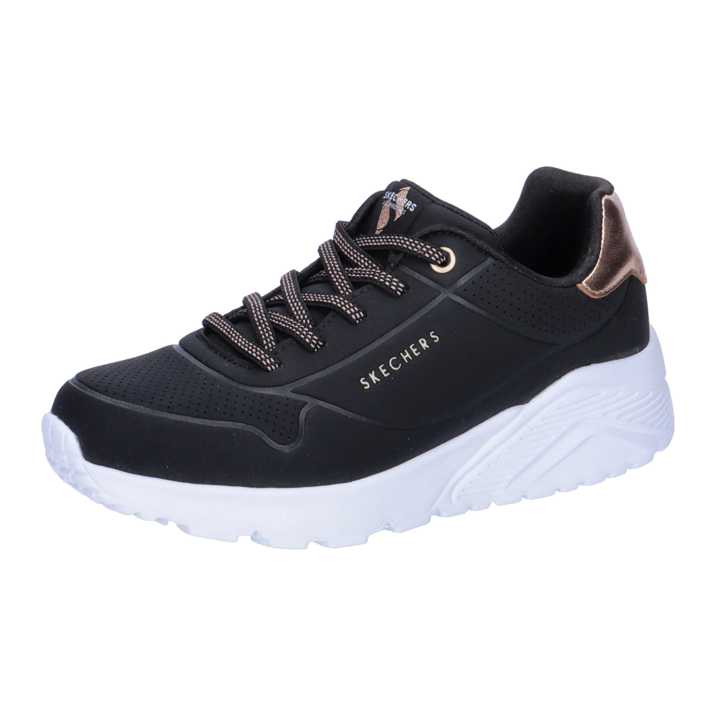 Buty Dziecko Skechers Uno Lite Metallic Mode czarny