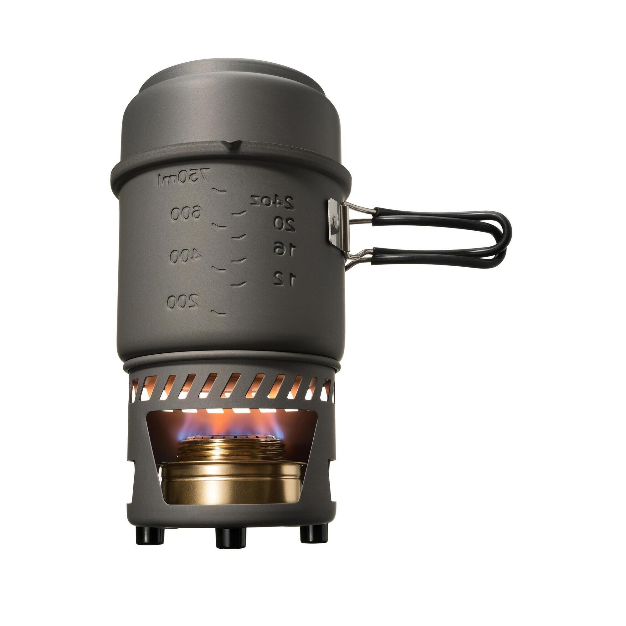 Esbit - Kit De Cuisson À Combustible Sec Spiritus Mini Réchaud Camping Outdoor Alu - Réchaud - Gris - Taille Unique - Decathlon