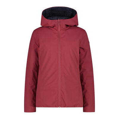Giacca impermeabile con cappuccio reversibile zip per donna CMP