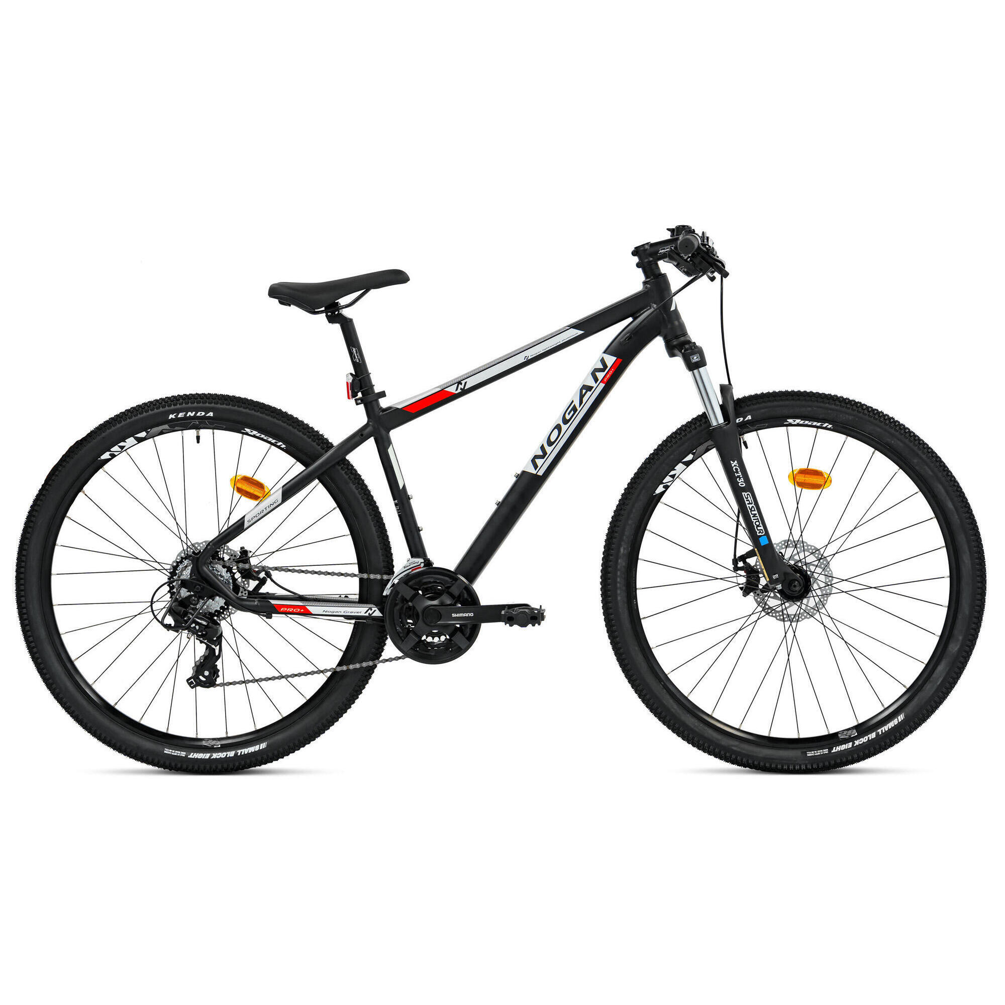 Nogan - Vélo Vtt Nogan Gravel Pro+ - 27.5 Pouces - X-large - Jet Black - Vélo Tout Terrain - Noir - 48 Xl - Decathlon
