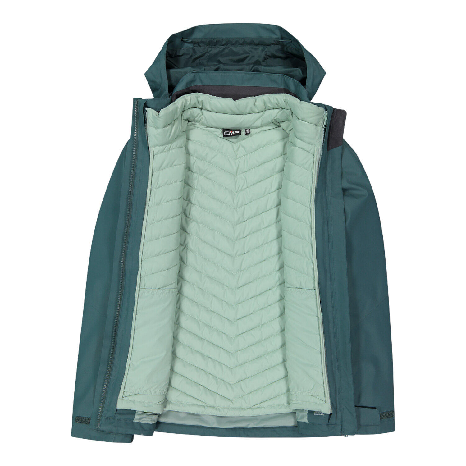 Doudoune zippée à capuche détachable femme CMP 13/13