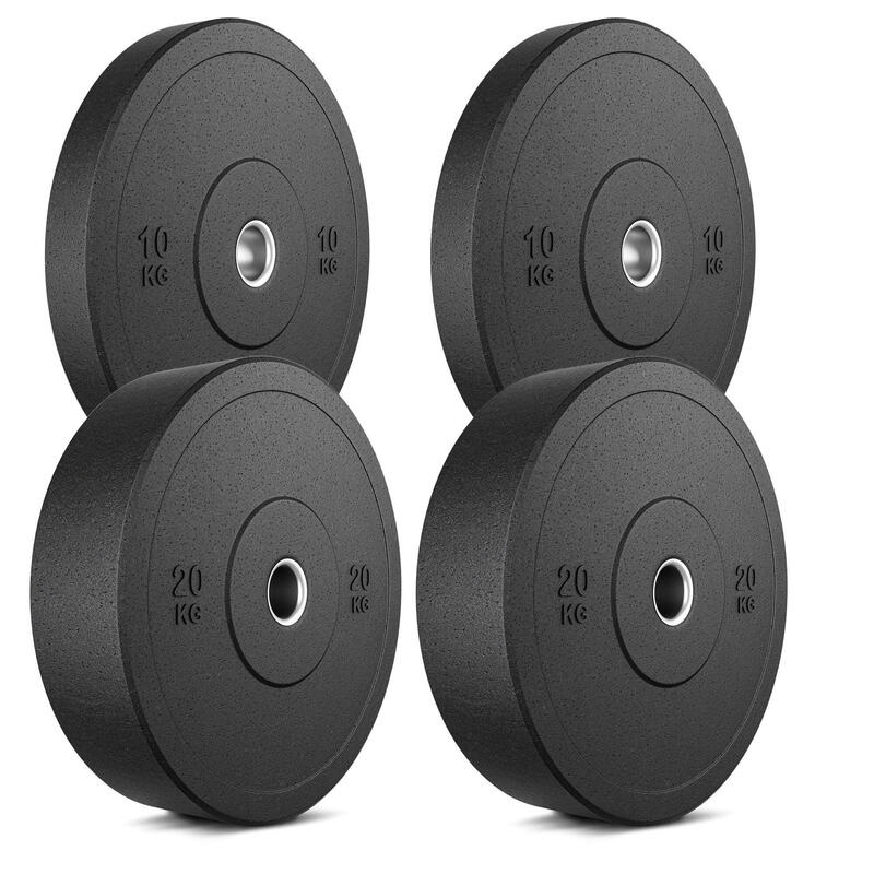 Kit de poids olympiques bumpers ø51 mm Marbo Sport 60 kg