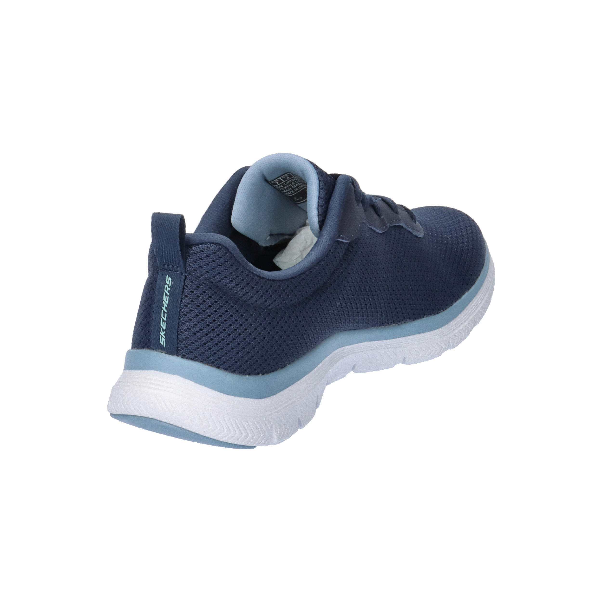 Skechers Damen FLEX APPEAL 4.0 Brilliant View Sneaker Turnschuhe 149303 blau 6/7