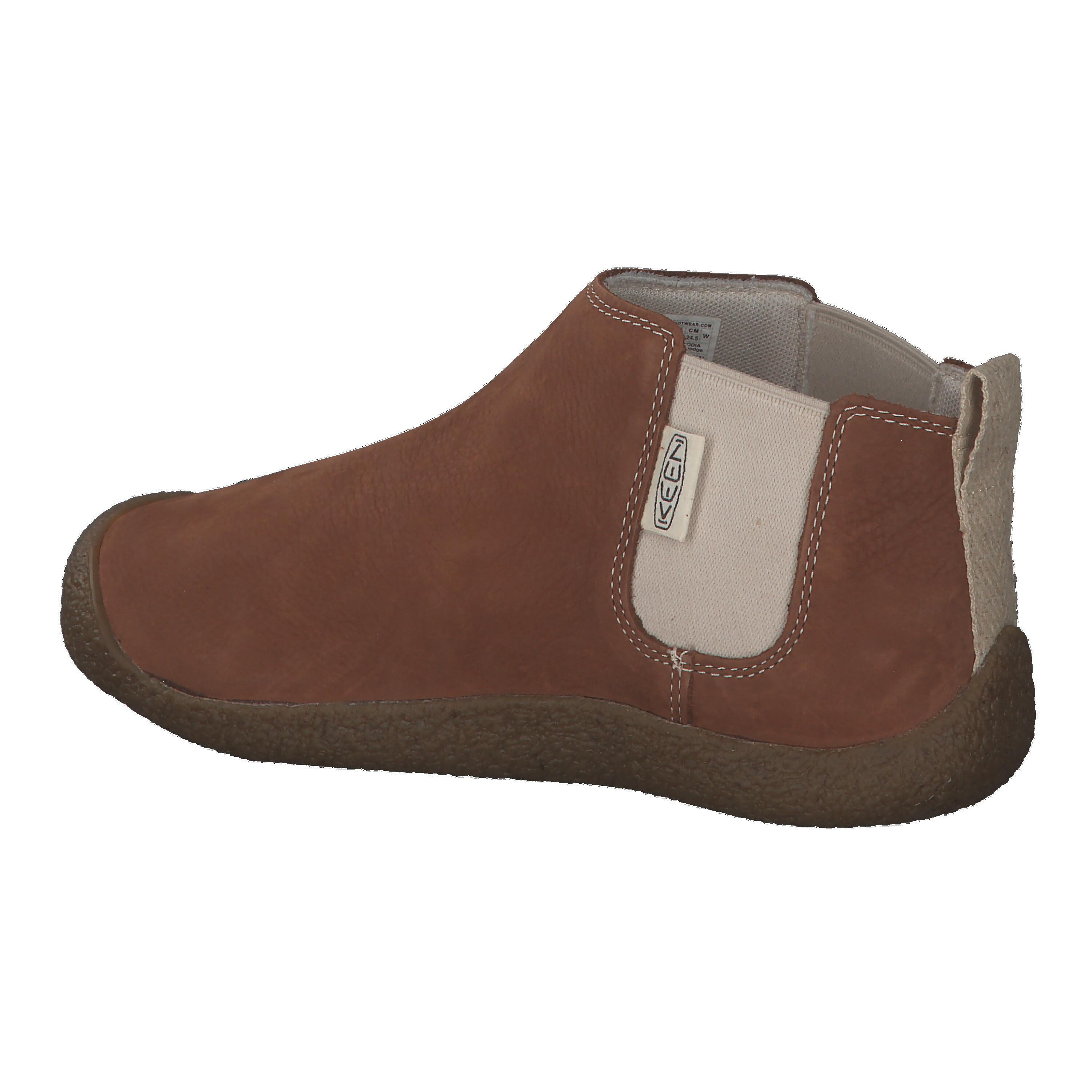 Keen Wmns Mosey Chelsea cuir - Tortoise Shell Birc Brown 3/7